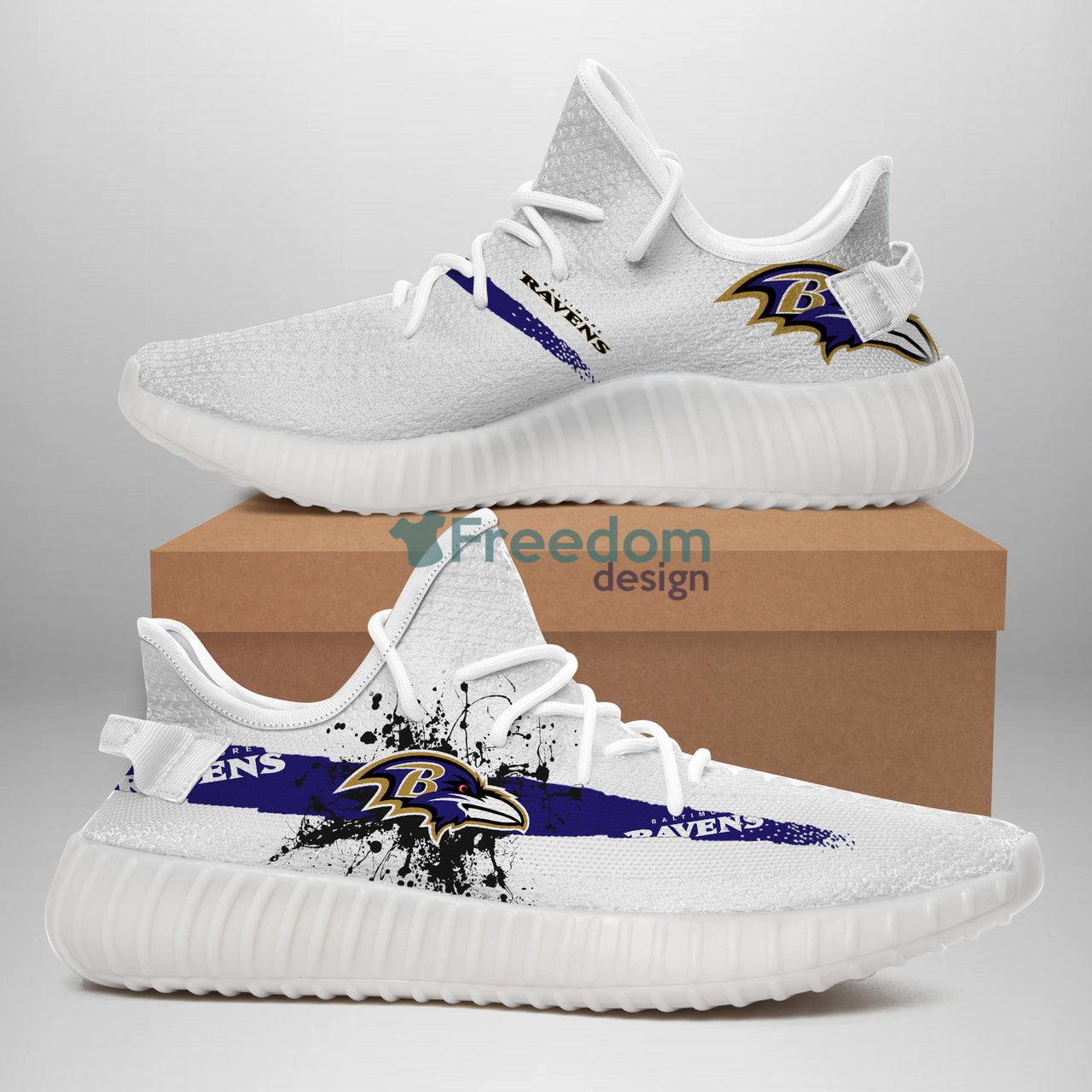 Baltimore Ravens Team Sport Lover Yeezy Shoes Product Photo 2