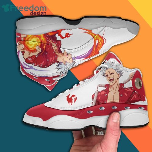 Ban Shoes The Seven Deadly Sins Anime Air Jordan 13 Sneakers