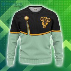 Black Clover Anime 3D Sweater Christmas Ugly Sweater Luck Voltia Uniform Cosplay Product Photo 1