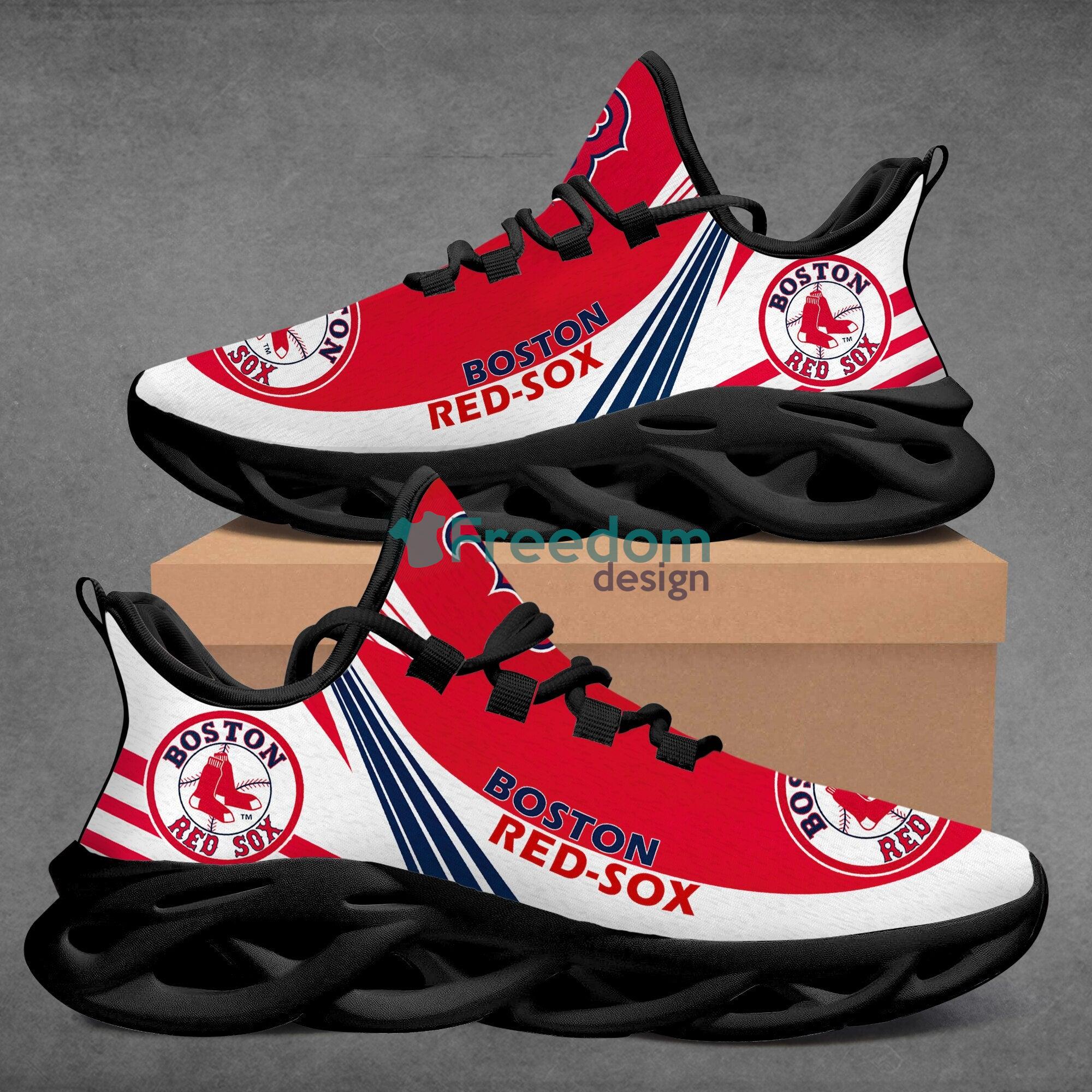 Boston Baseball Red Sox Max Soul Sneakers Running Sport Shoes For Men Women  Custom Name - Freedomdesign