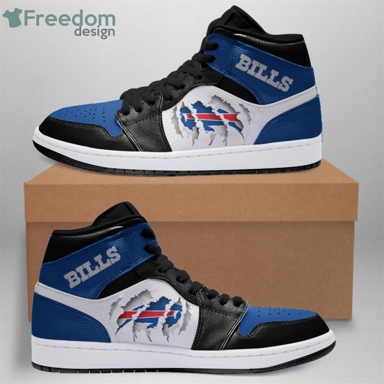 Buffalo Bills Horror Jordan Sneakers For Fan High Top Custom Shoes