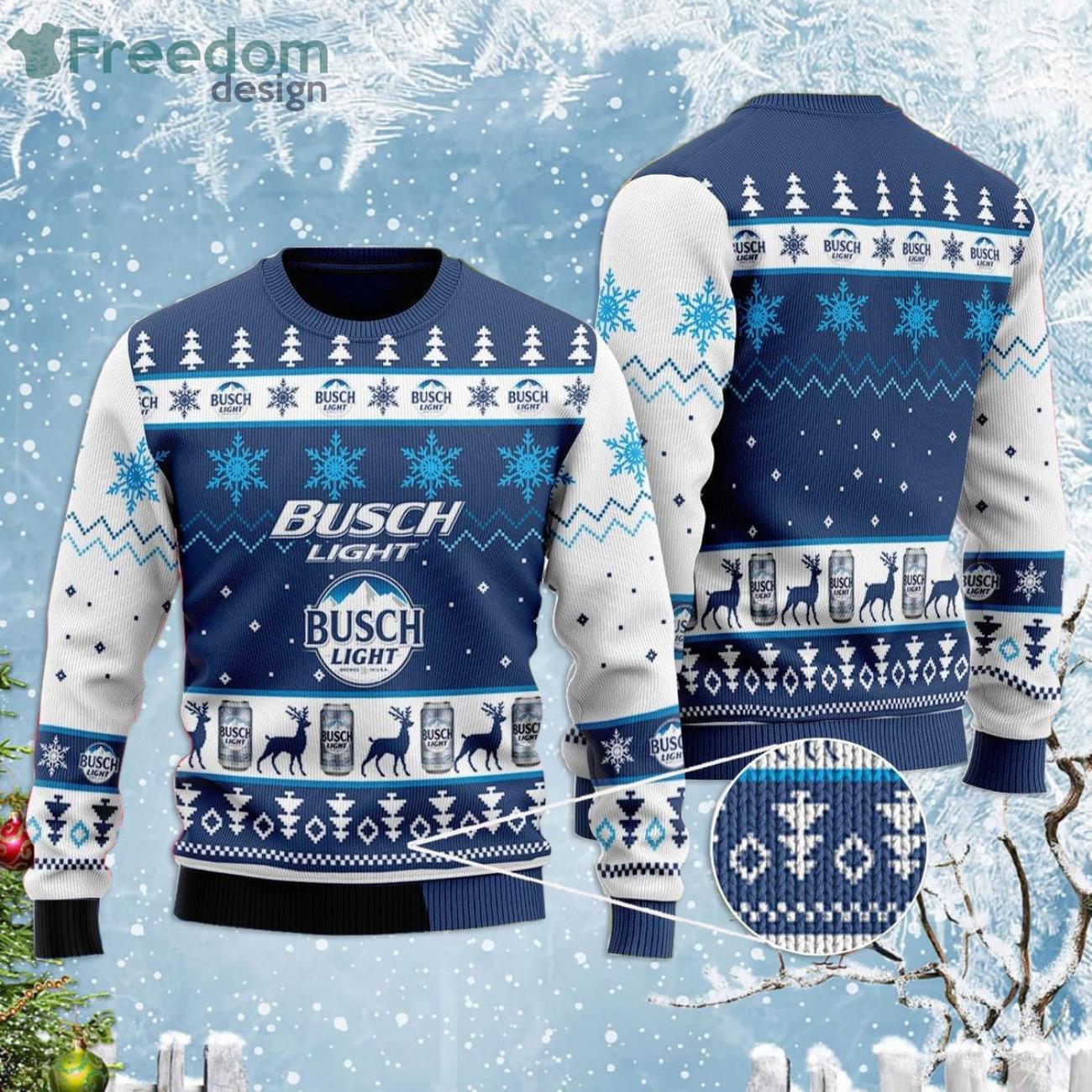 Busch Light Lover Cute Gift Ugly Christmas Sweater Product Photo 1 Busch Light Lover Cute Gift Ugly Christmas Sweater Product Photo 1