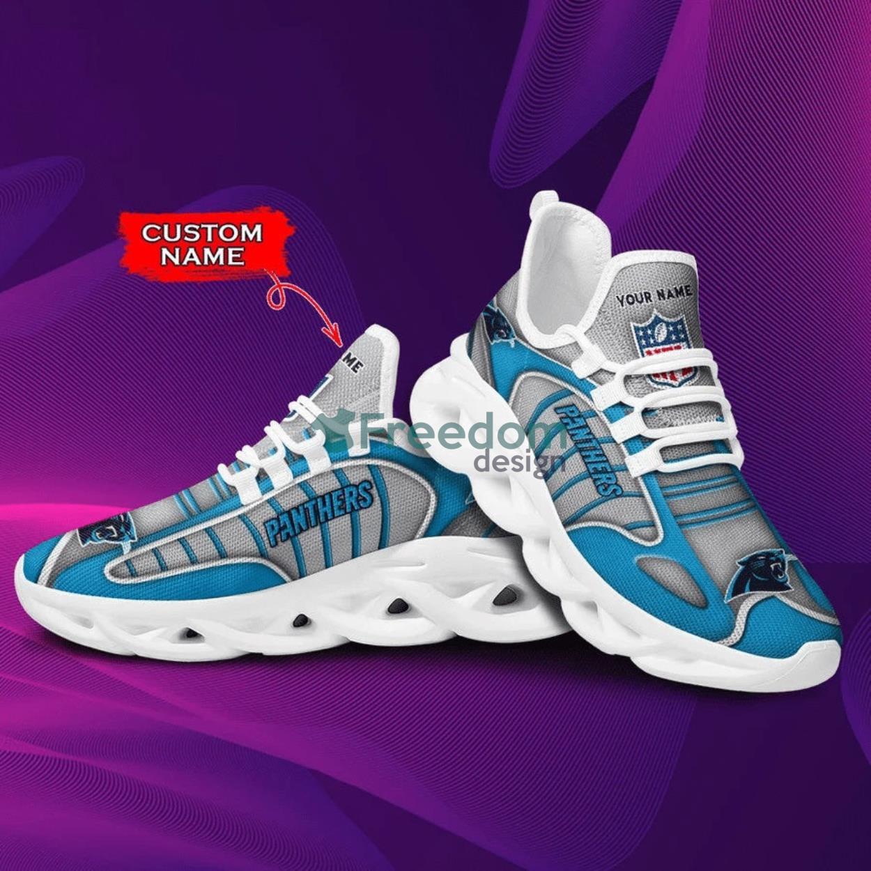 Carolina Panthers Custom Name Fans Air Max Soul Snesker Running Shoes Product Photo 2