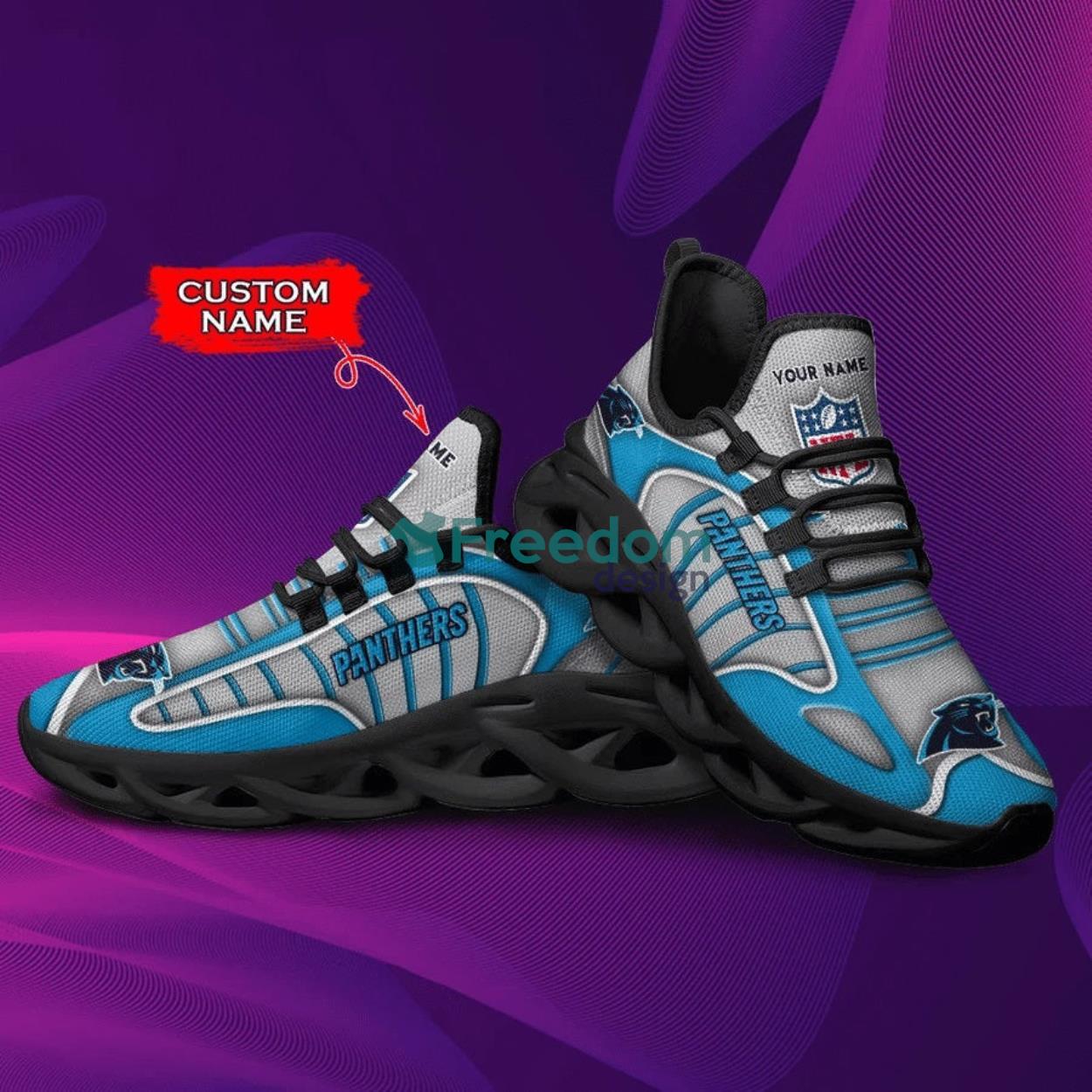 Carolina Panthers Custom Name Fans Air Max Soul Snesker Running Shoes Product Photo 1