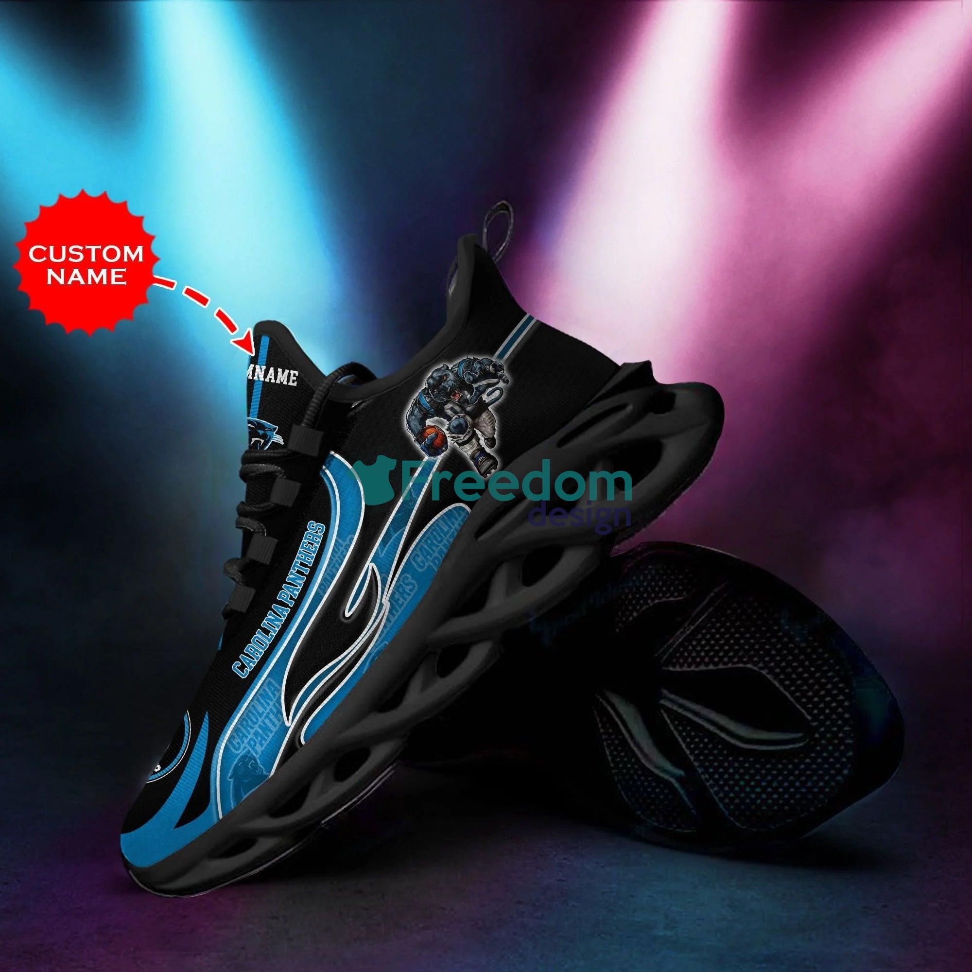 Carolina Panthers Custom Name Max Soul Snesker Running Shoes Product Photo 2