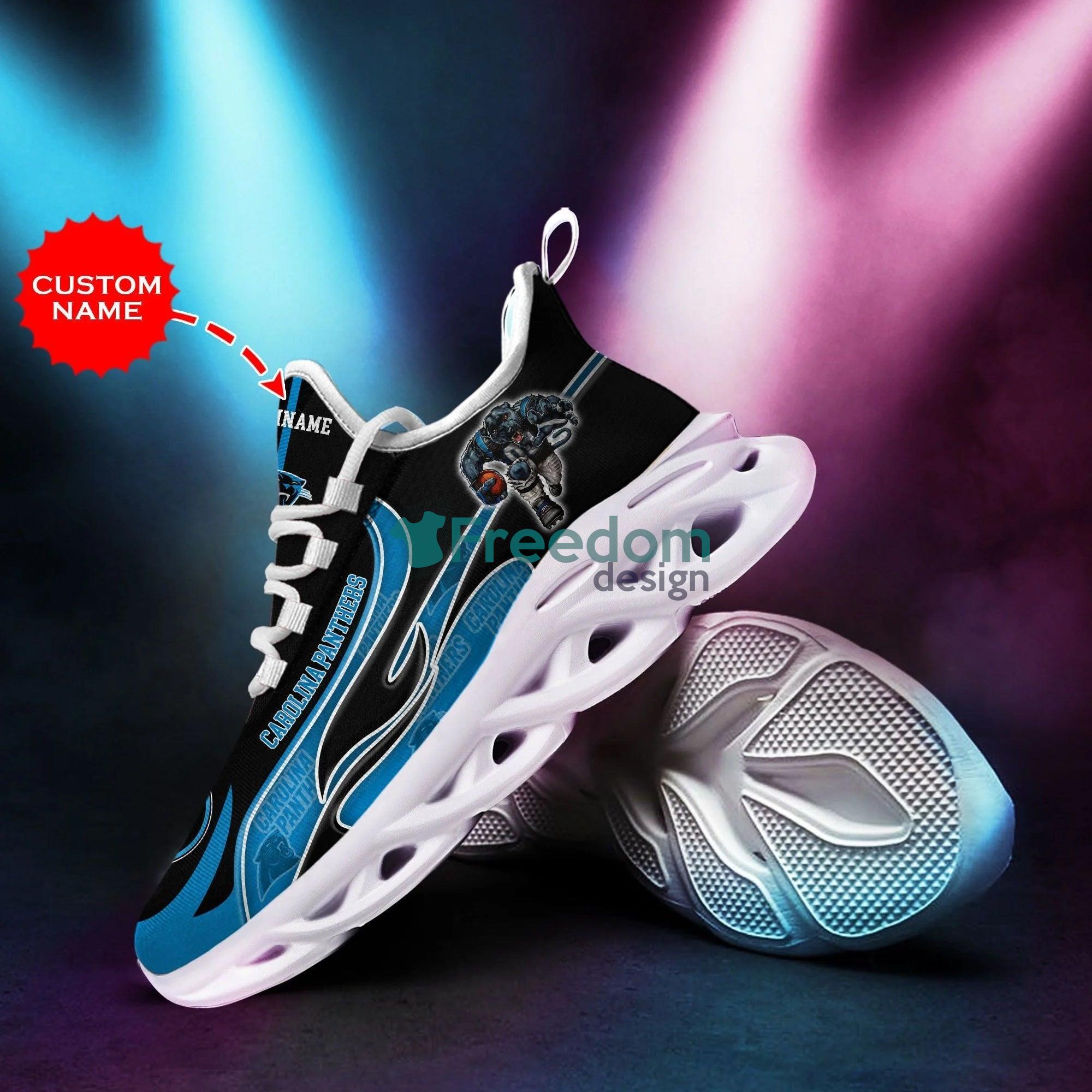 Carolina Panthers Custom Name Max Soul Snesker Running Shoes Product Photo 1