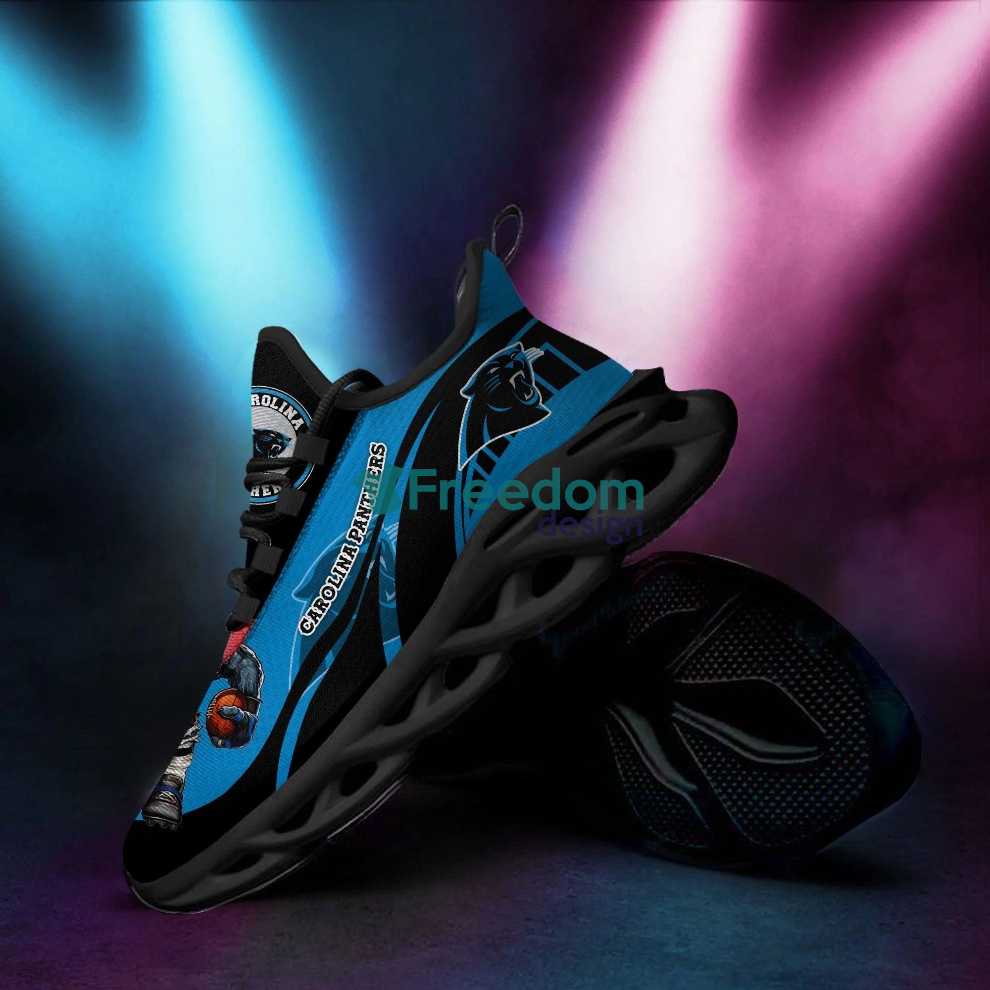 Carolina Panthers Lover Max Soul Snesker Running Shoes For Fans Product Photo 1