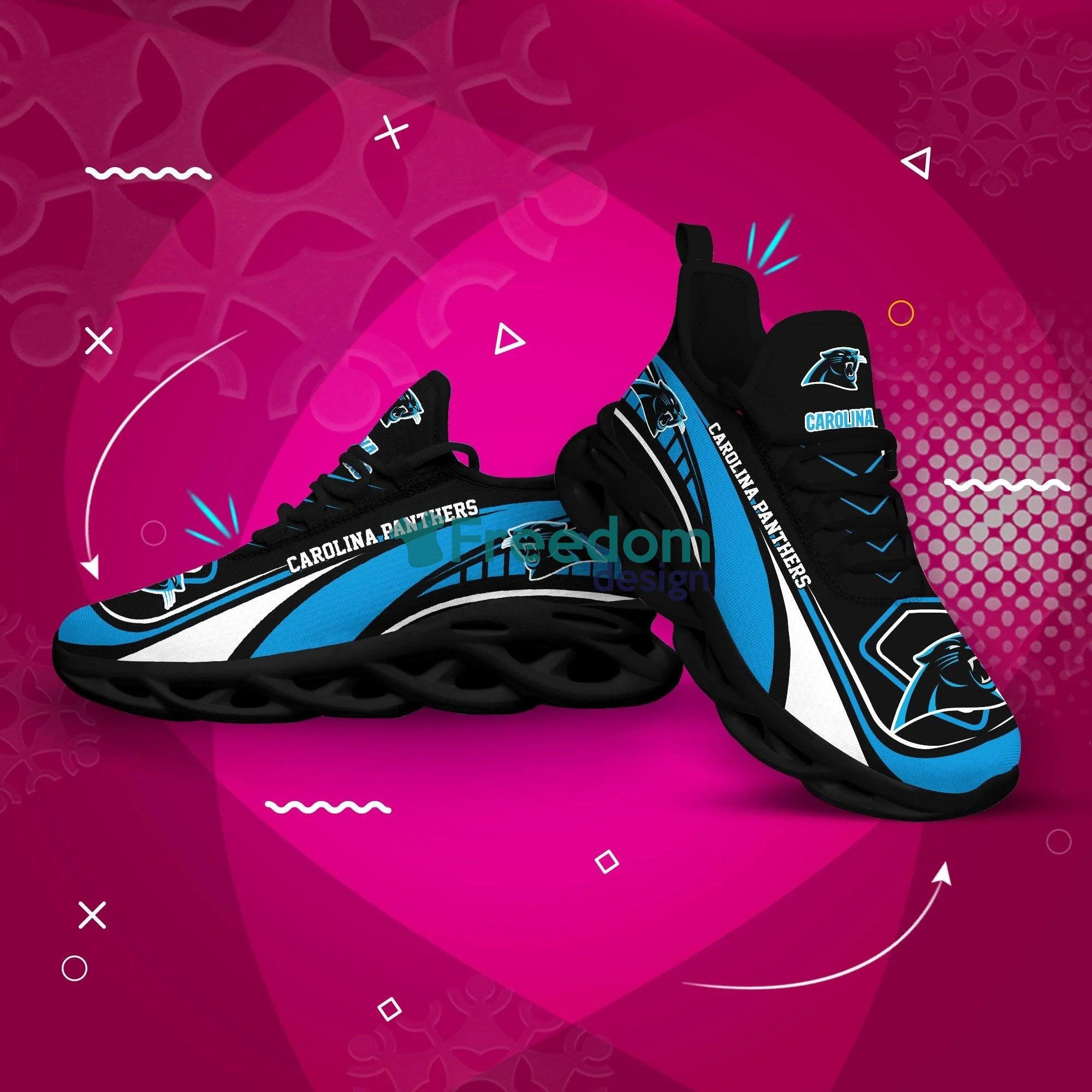 Carolina Panthers Max Soul Snesker Running Shoes For Fans Product Photo 2