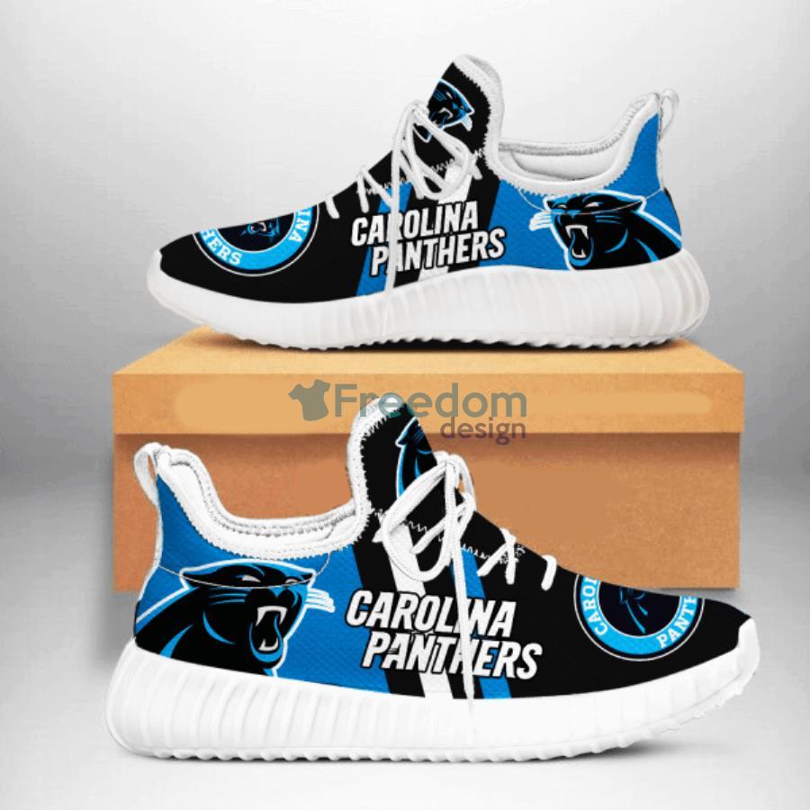 Carolina Panthers Sneakers Logo Reze Shoes For Fans Product Photo 2