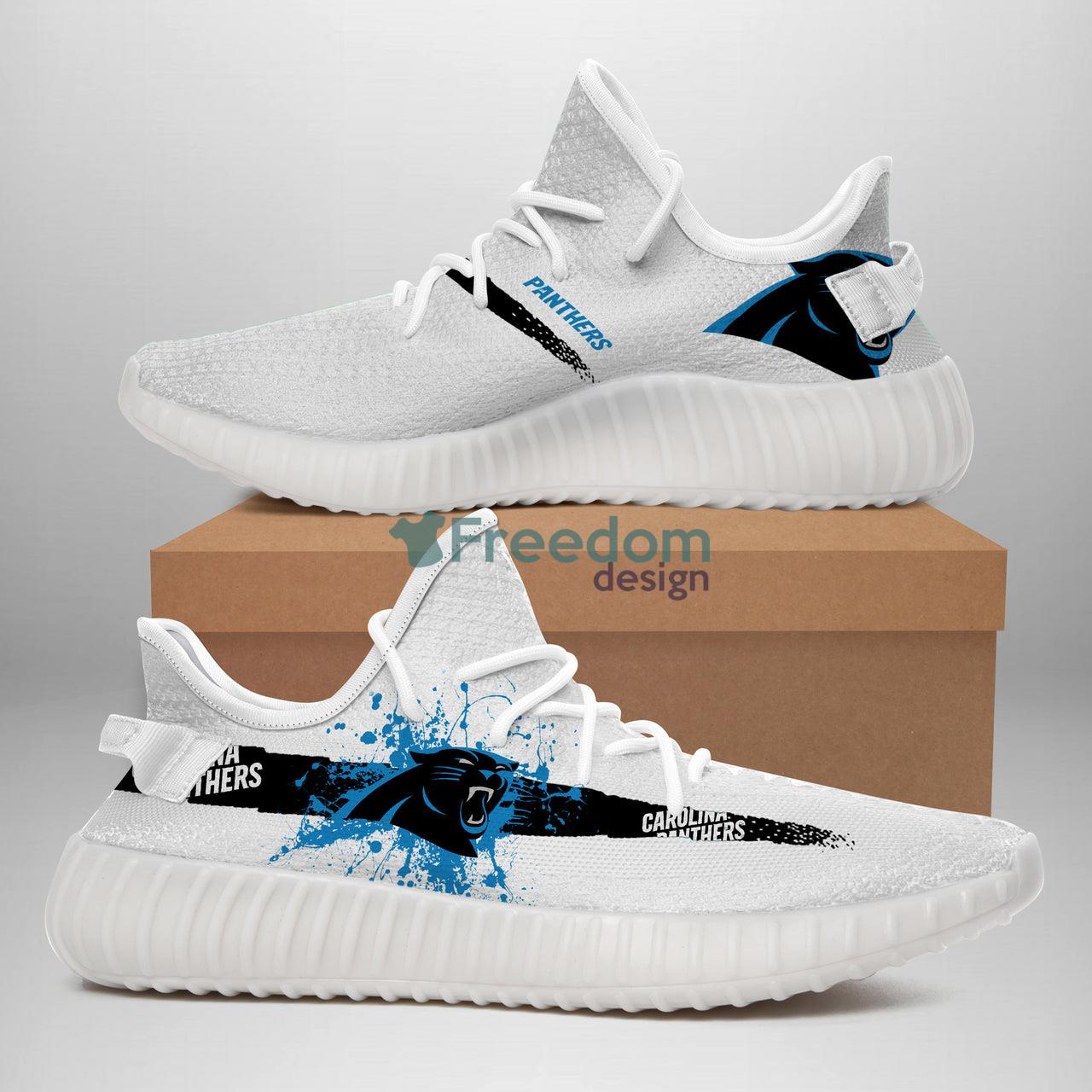 Carolina Panthers Team Sport Lover Yeezy Shoes Product Photo 1