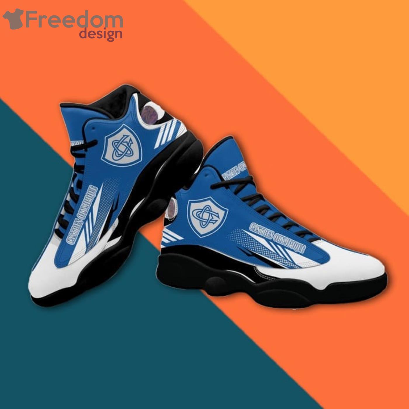 Carolina Panthers Air Jordan 13 Sneaker Shoes - Freedomdesign