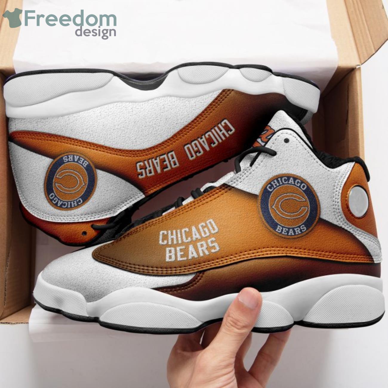 Chicago Bears Air Jordan 13 Sneakers Unique Gift For Everyone - YesItCustom