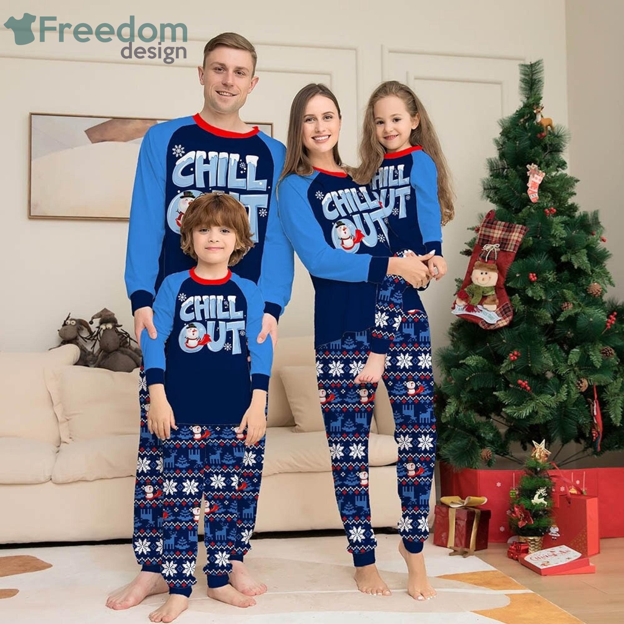 Christmas Chill Out Pajamas Set For Family Product Photo 1