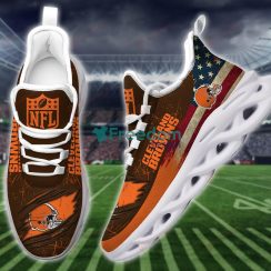 Cleveland Browns Max Soul Sneaker For Fans Product Photo 1