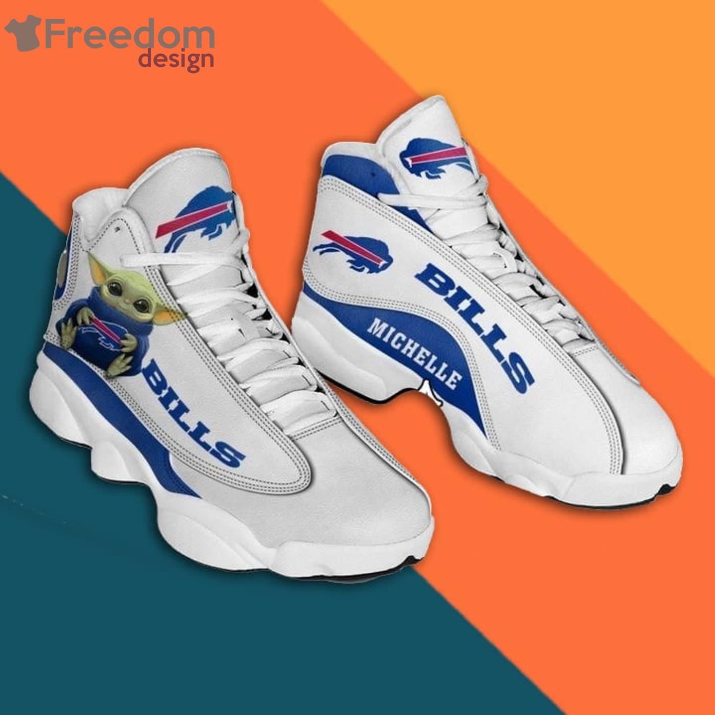 Buffalo Bills Air Jordan 13 Sneaker Shoes - Freedomdesign