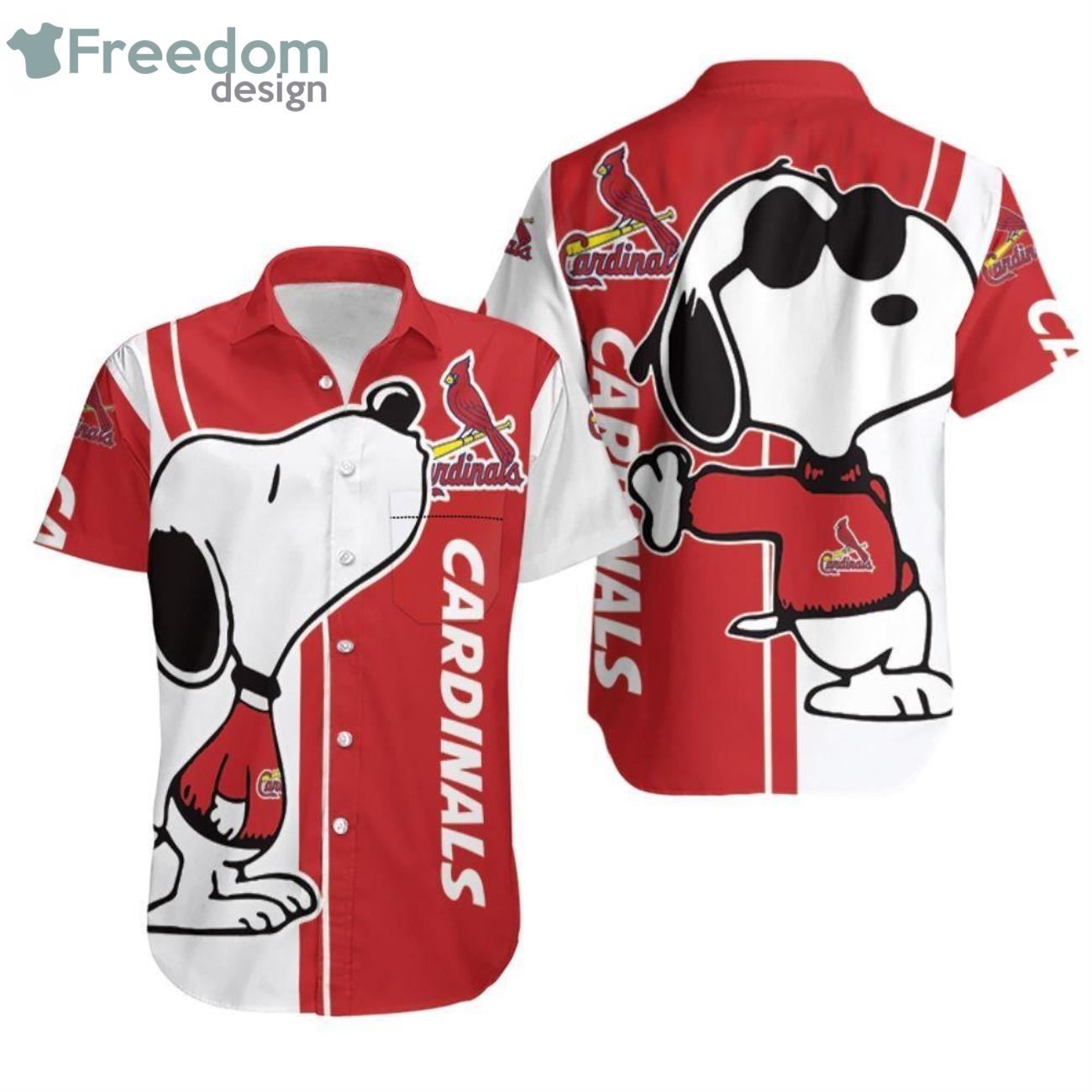 Cute Snoopy St Louis Cardinals Snoopy Lover Hawaiian Shirt Summer