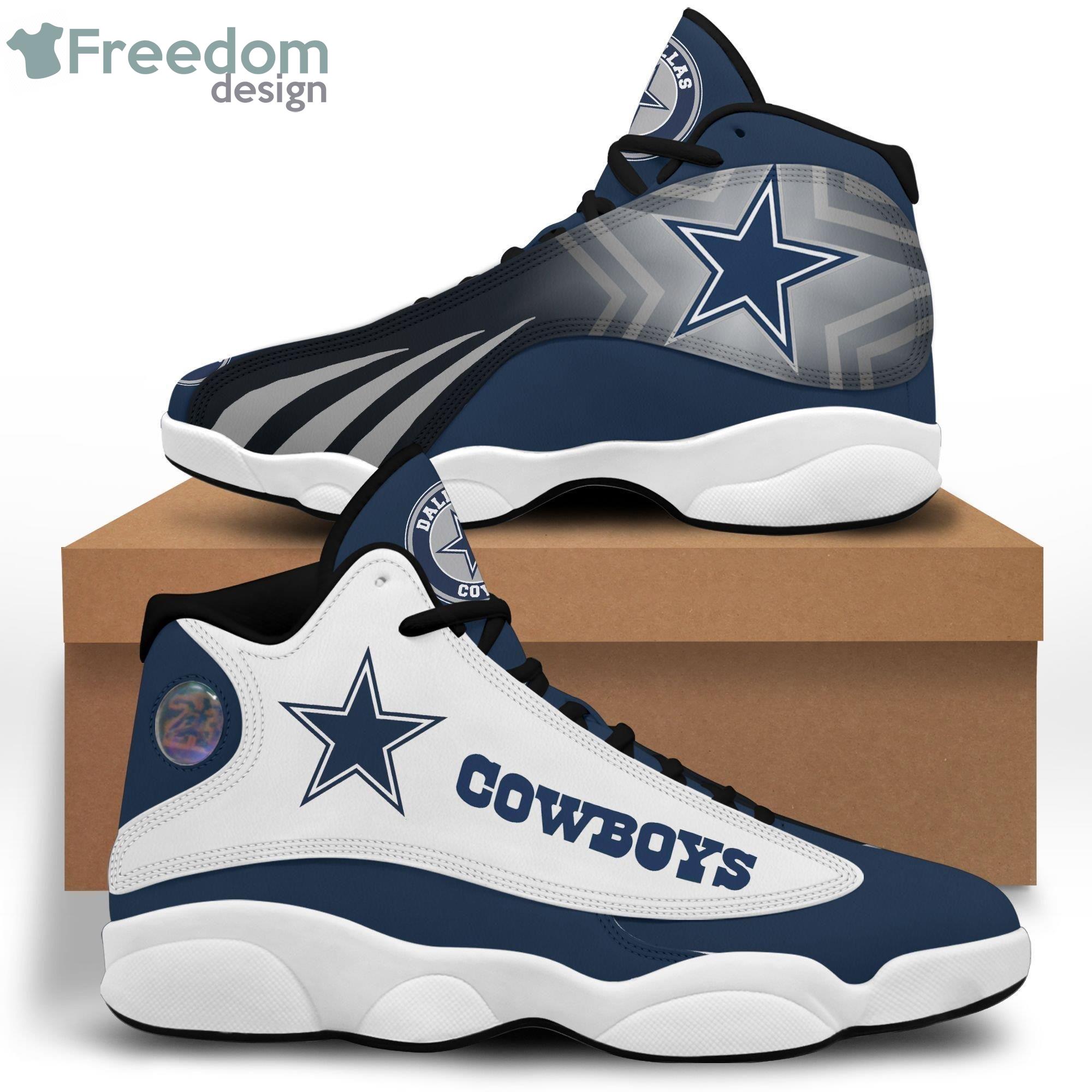 Cowboys Custom Jordan Shoes - Dallas Cowboys Home