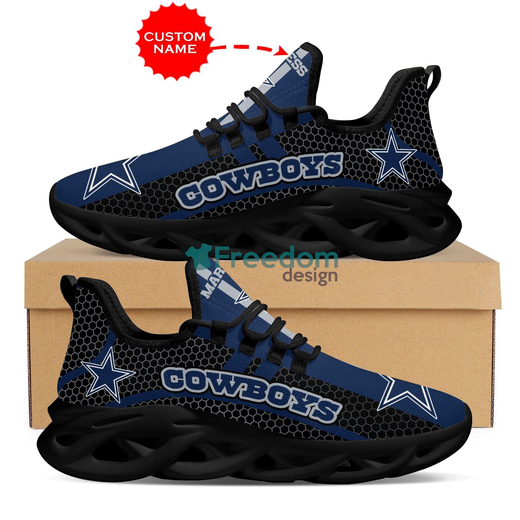 Dallas Cowboys Cool Soul Snesker Running Shoes Personalized Name Product Photo 2