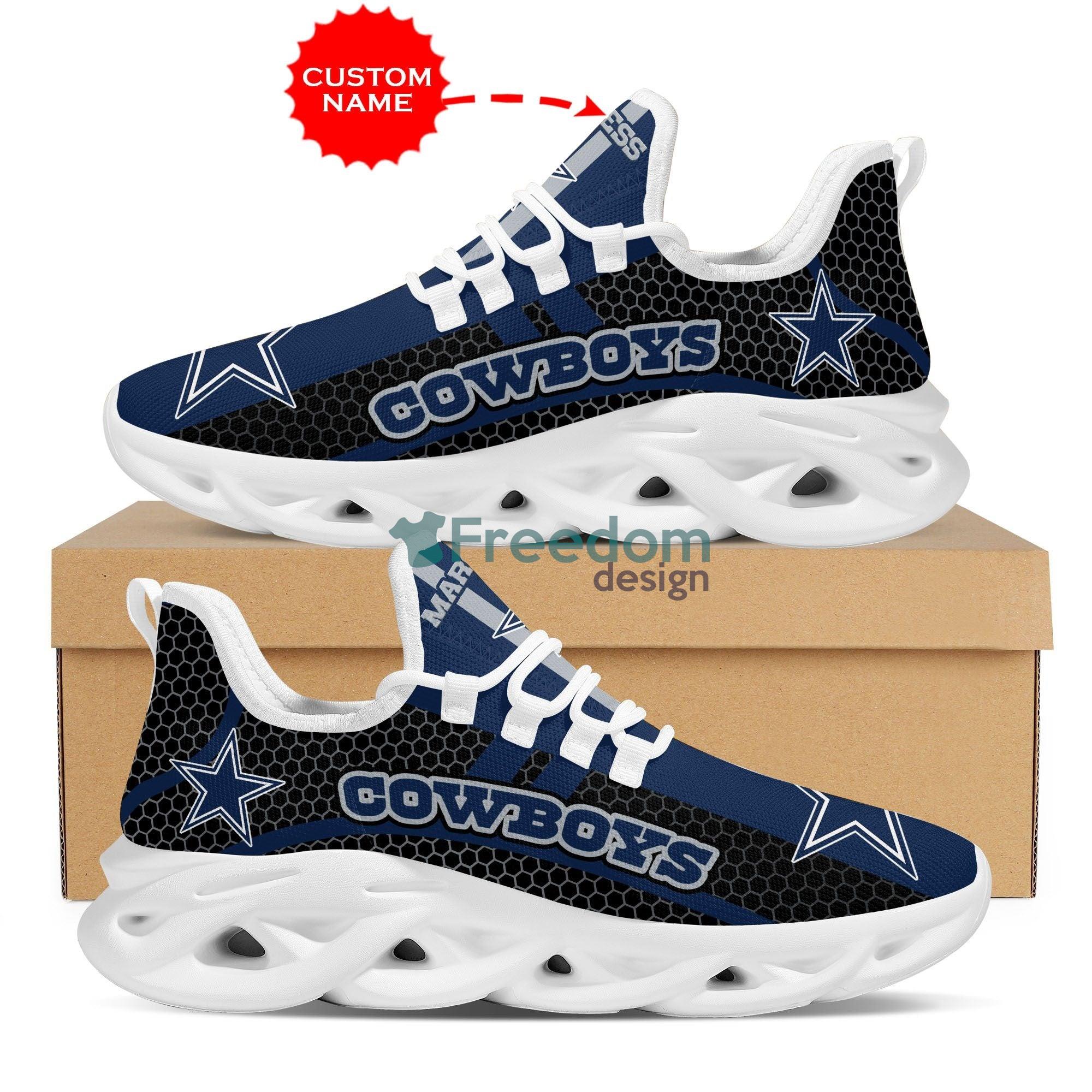 Dallas Cowboys Cool Soul Snesker Running Shoes Personalized Name Product Photo 1