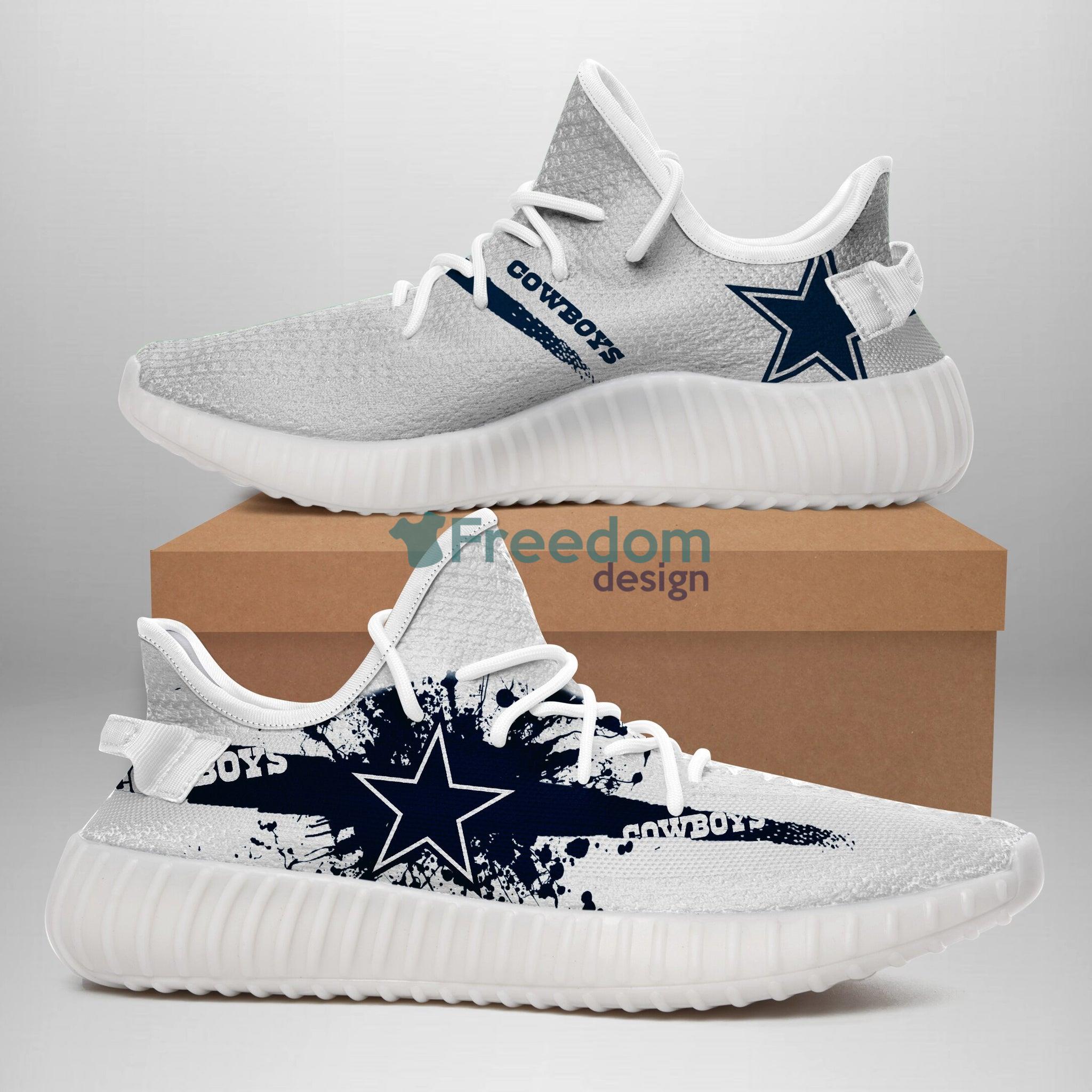 Dallas Cowboys Lover Yeezy Shoes For Fans Product Photo 1