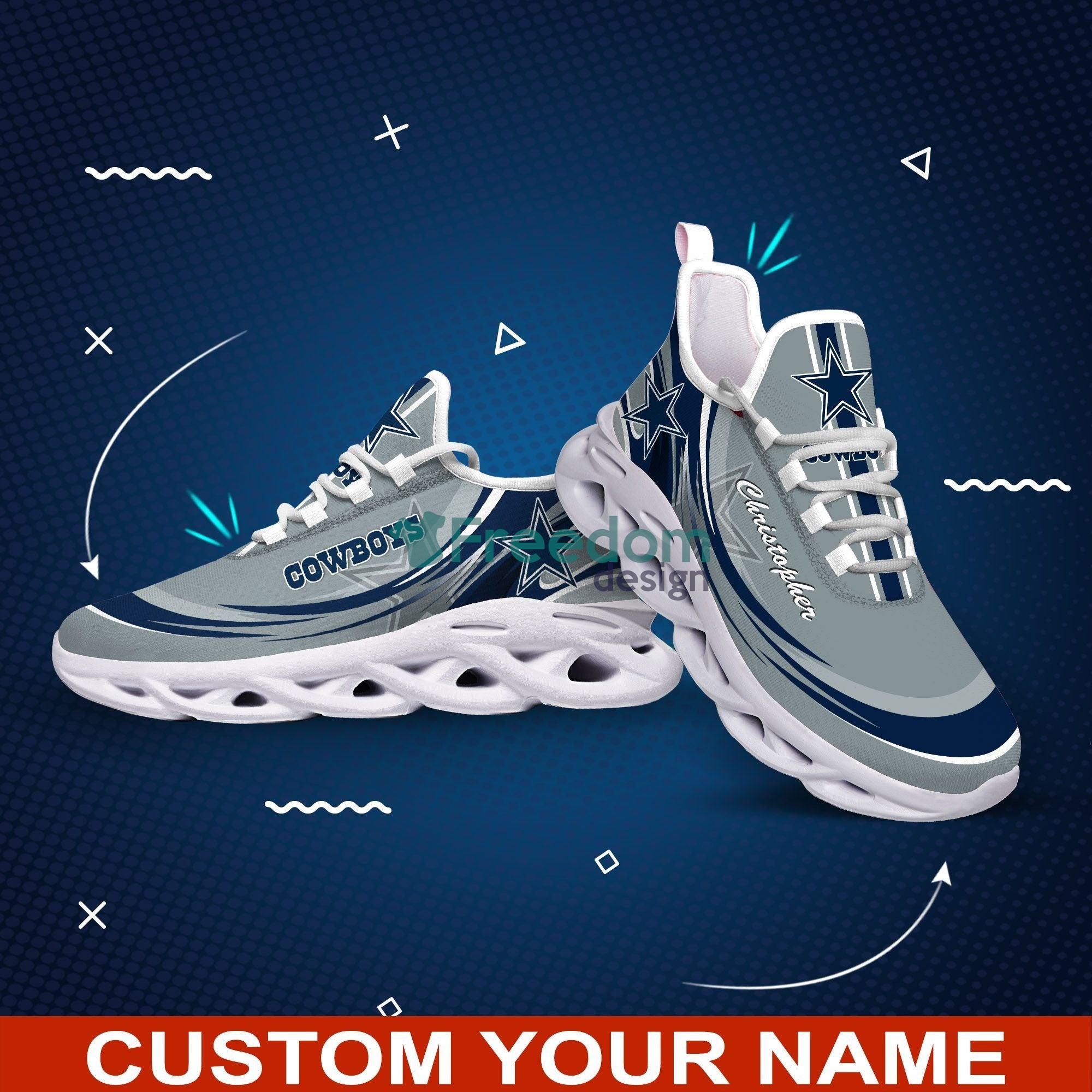 Dallas Cowboys Max Soul Shoes Sneaker For Fans Product Photo 2