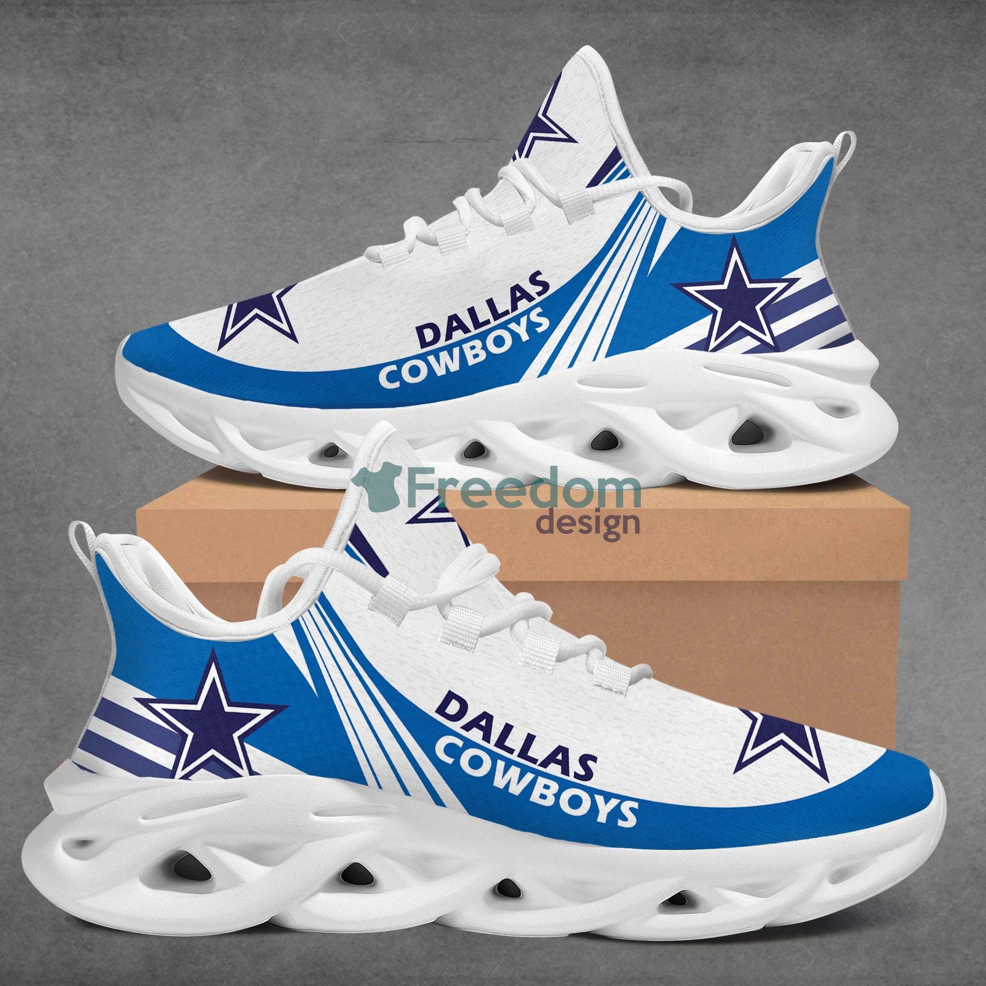 Dallas Cowboys Striped Style Max Soul Snesker Running Shoes Product Photo 1