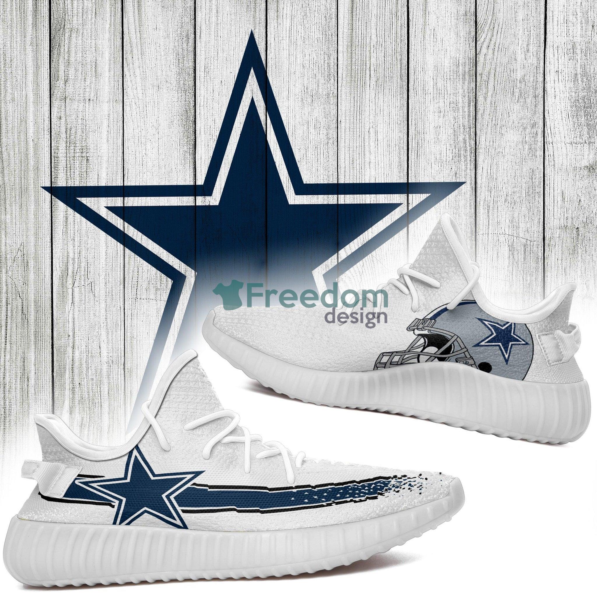 Dallas Cowboys Team Sport Lover 3D Yeezy Shoes Product Photo 1
