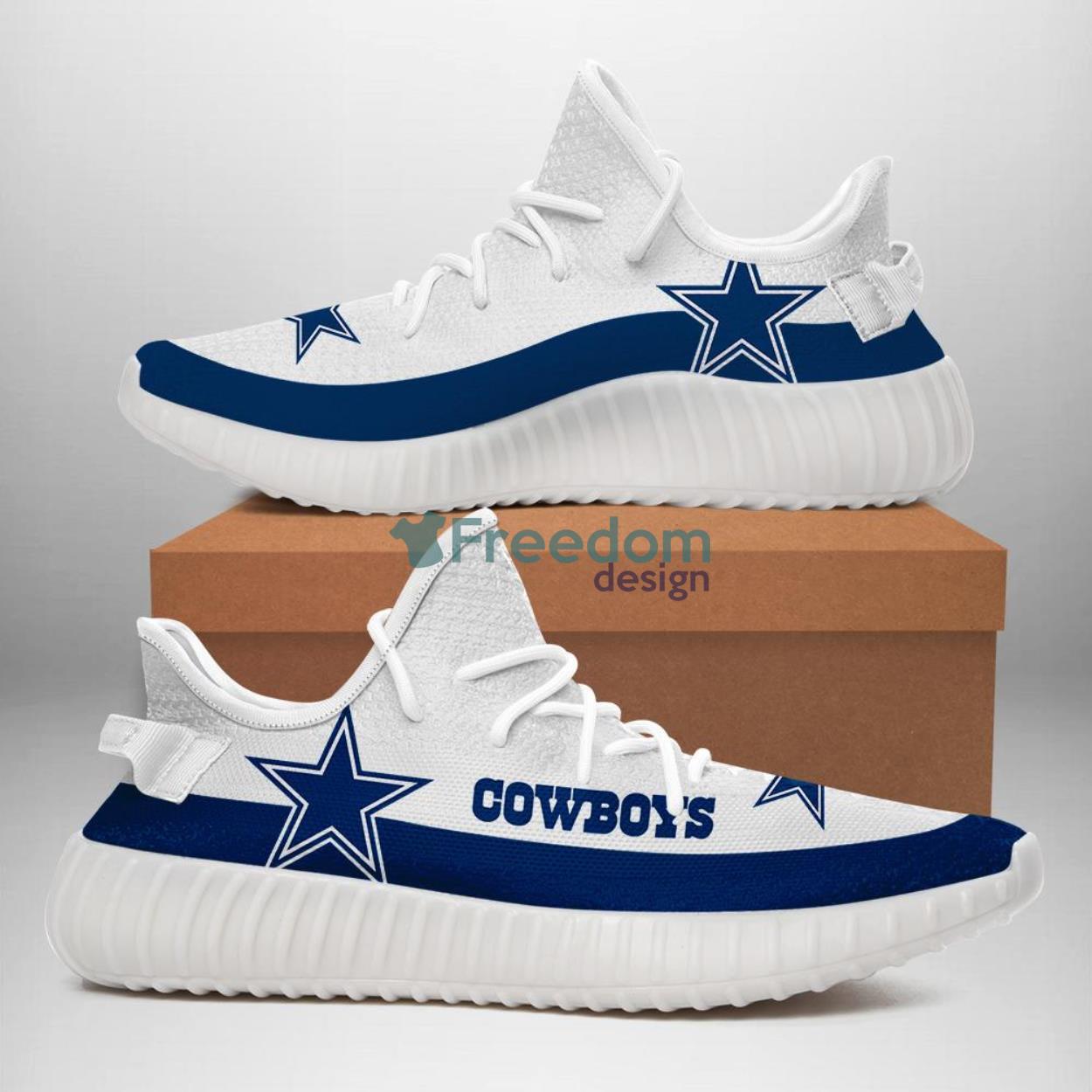 Dallas Cowboys Team Sport Lover Yeezy Shoes For Fans Product Photo 1