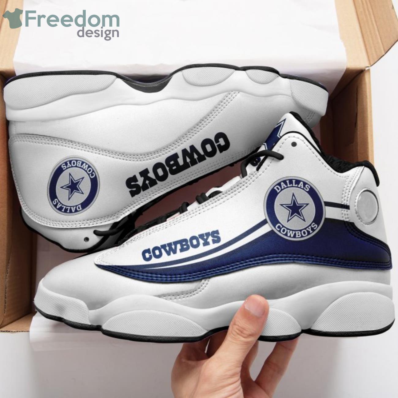 Dallas Cowboys All Over Star Team Form Air Jordan 13 Shoes