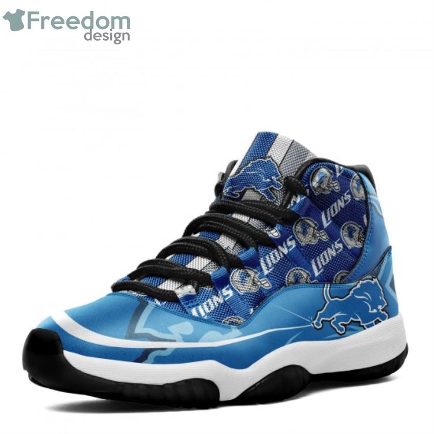 Detroit Lions Fans Air Jordan Hightop Shoes