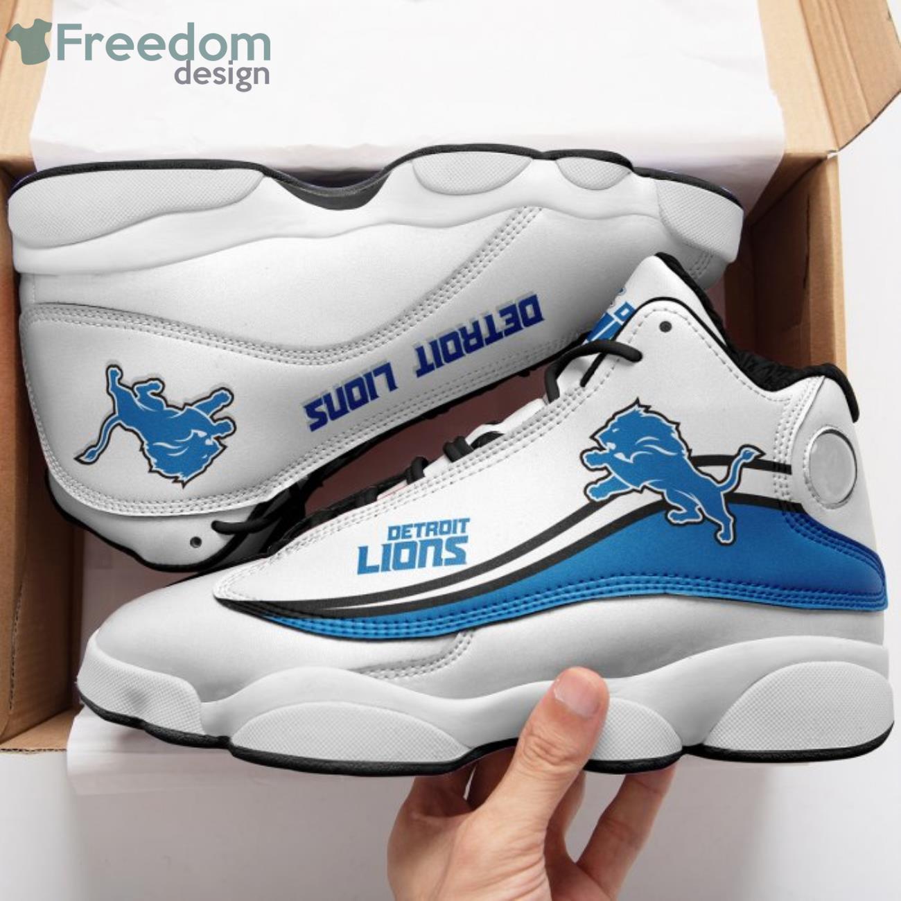 Detroit Lions Sport Team Air Jordan Hightop Shoes