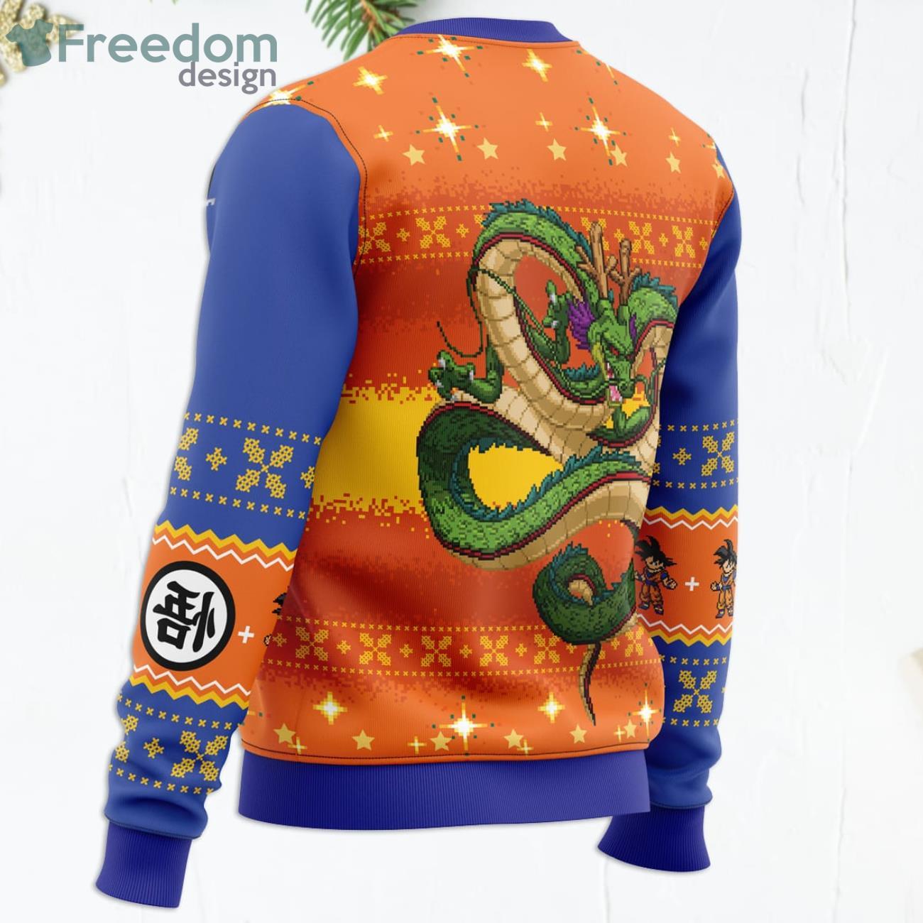 Dragon Ball Z Goku Christmas Funny Christmas Gift Ugly Christmas Sweater Product Photo 3 Dragon Ball Z Goku Christmas Funny Christmas Gift Ugly Christmas Sweater Product Photo 3