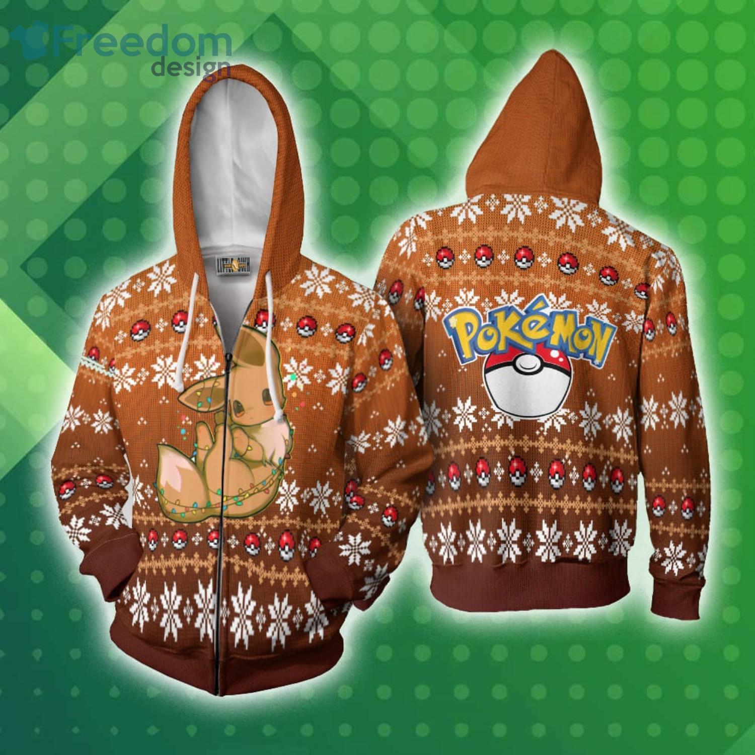 Pokemon Eevee 3D Hoodie - Peto Rugs