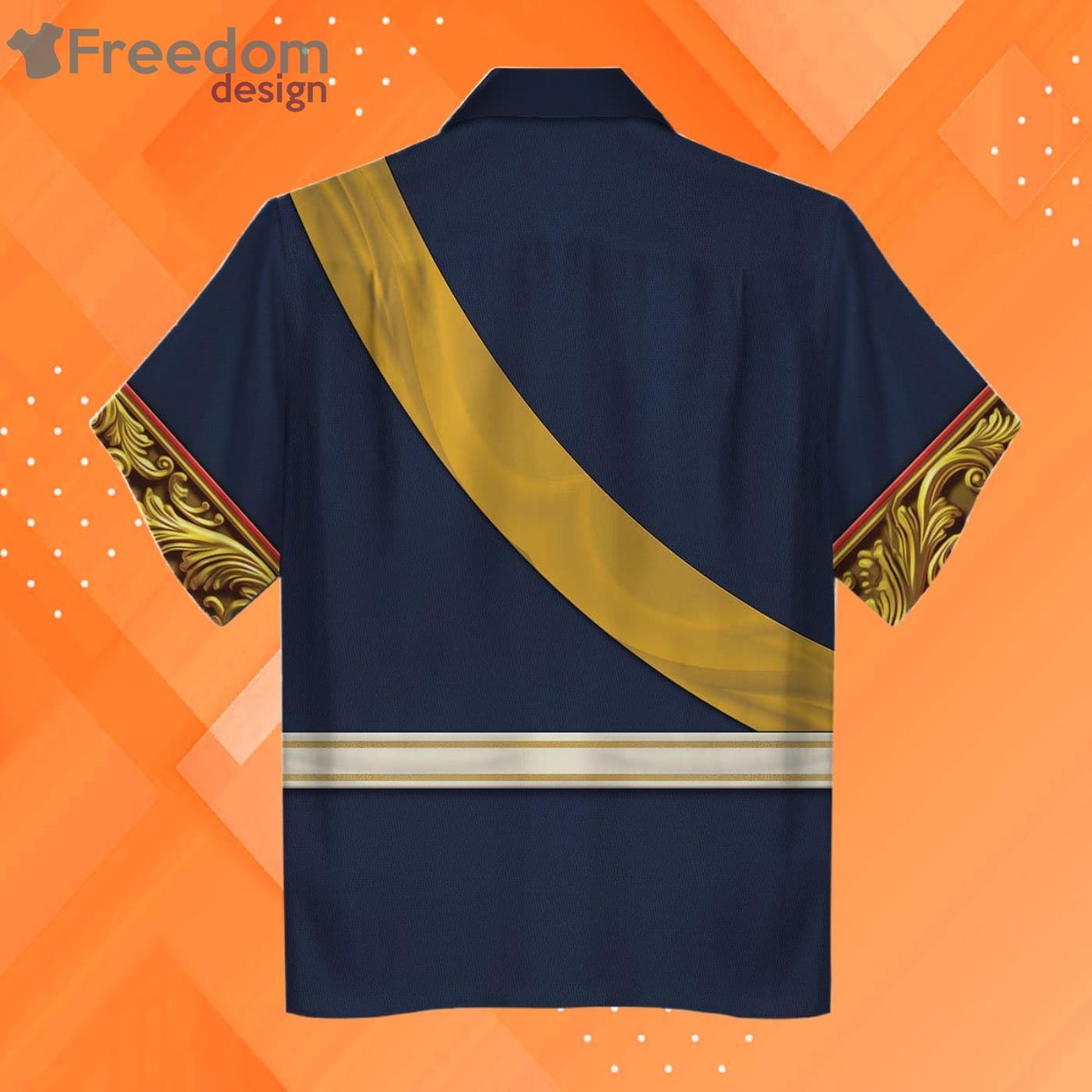 Frederick III German Emperor Unisex HawaIIan Shirt image Frederick III German Emperor Unisex HawaIIan Shirt Product Photo 2