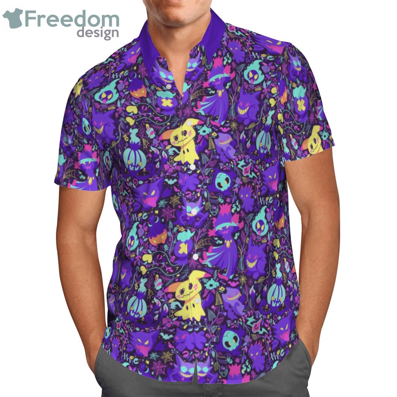 Ghost Pokemon Summer Hawaiian Shirt For Men And Women Product Photo 1