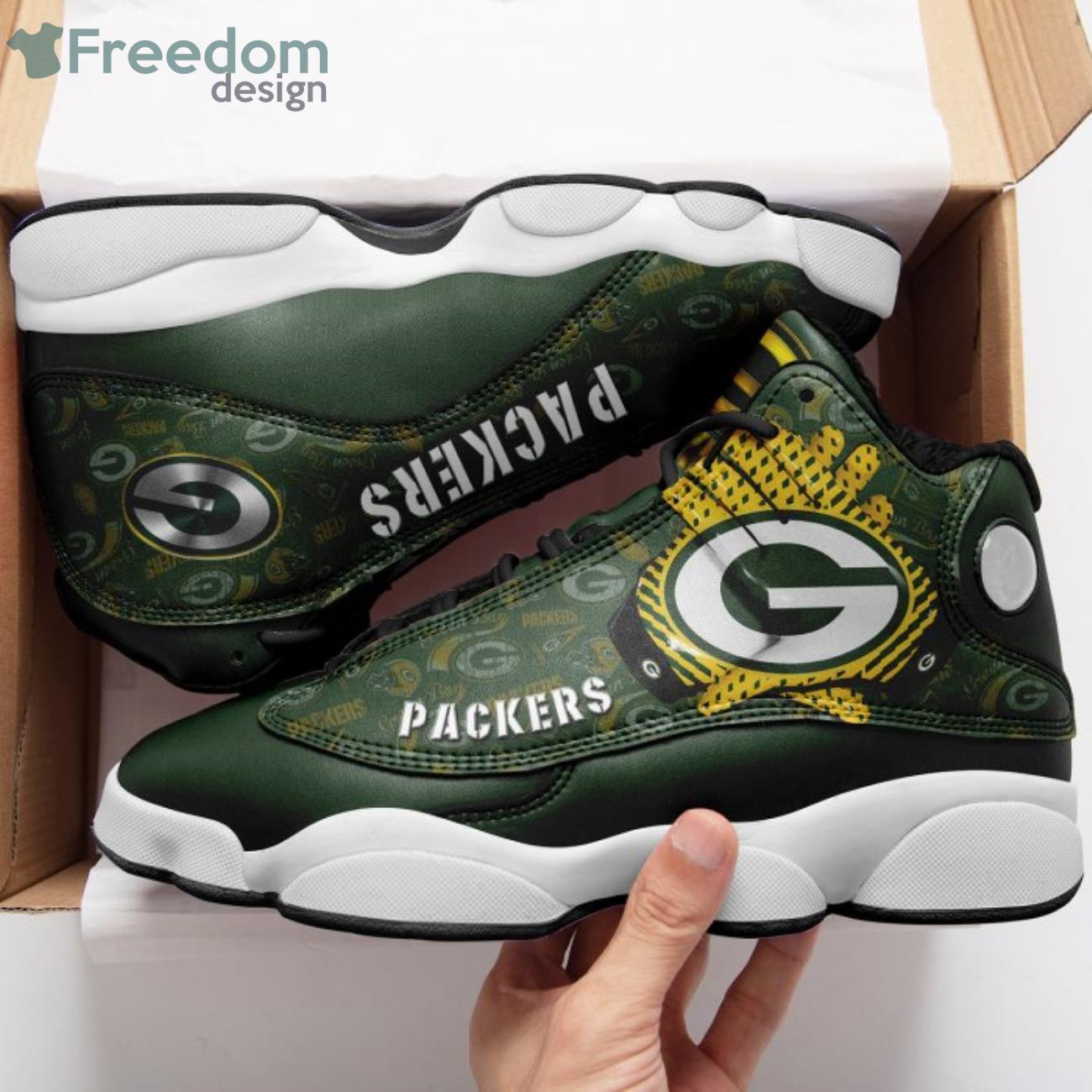 Green Bay Packers Shoes - High Top Canvas Sneakers –