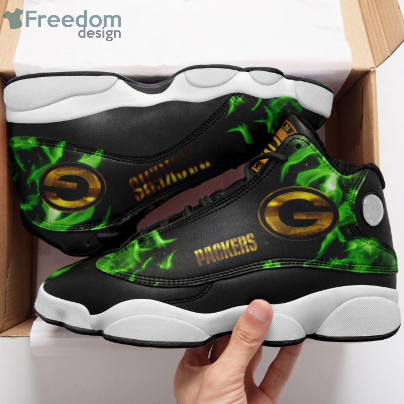 GB Packer Air Jordan 13 Custom Sneakers for Fans AJ131369 