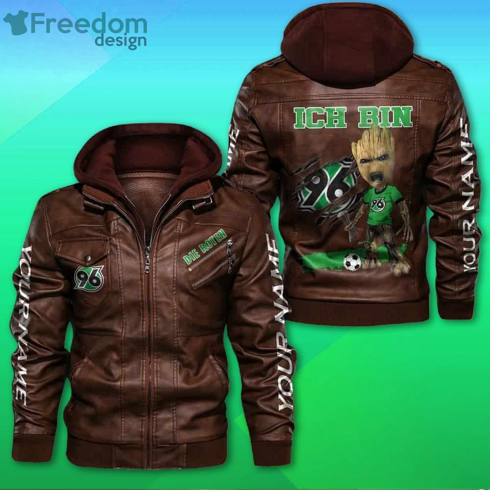 Hannover 96 FC Custom Name 2D Trending Leather Jacket image Hannover 96 FC Custom Name 2D Trending Leather Jacket Product Photo 2