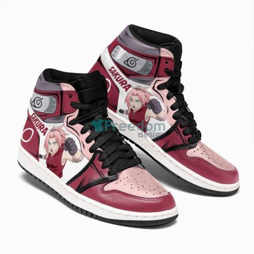 Haruno Sakura Sneakers Uniform Naruto Custom Anime Air Jordan Hightop Shoes