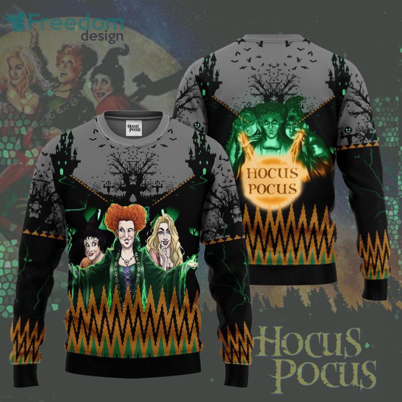 Hocus Pocus Halloween Night Ugly Christmas Sweater