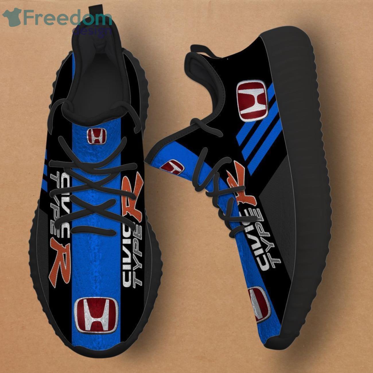 Honda Civic Type R Sneaker Fans Blue Striped Reze Shoes image Honda Civic Type-R Snesker Fans Blue Striped Reze Shoes Product Photo 3