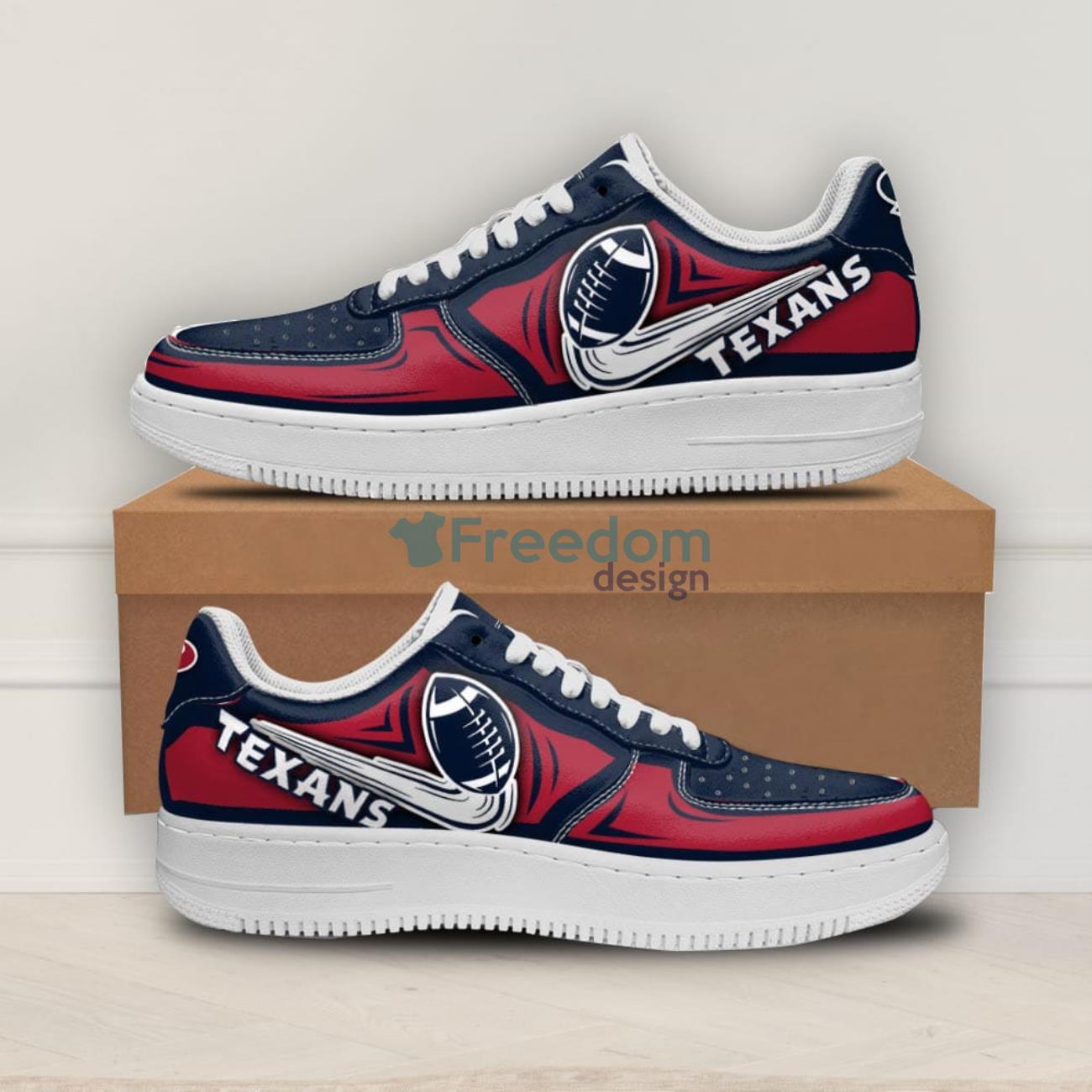Houston Texans Air Shoes Sneakers For Fans - Freedomdesign