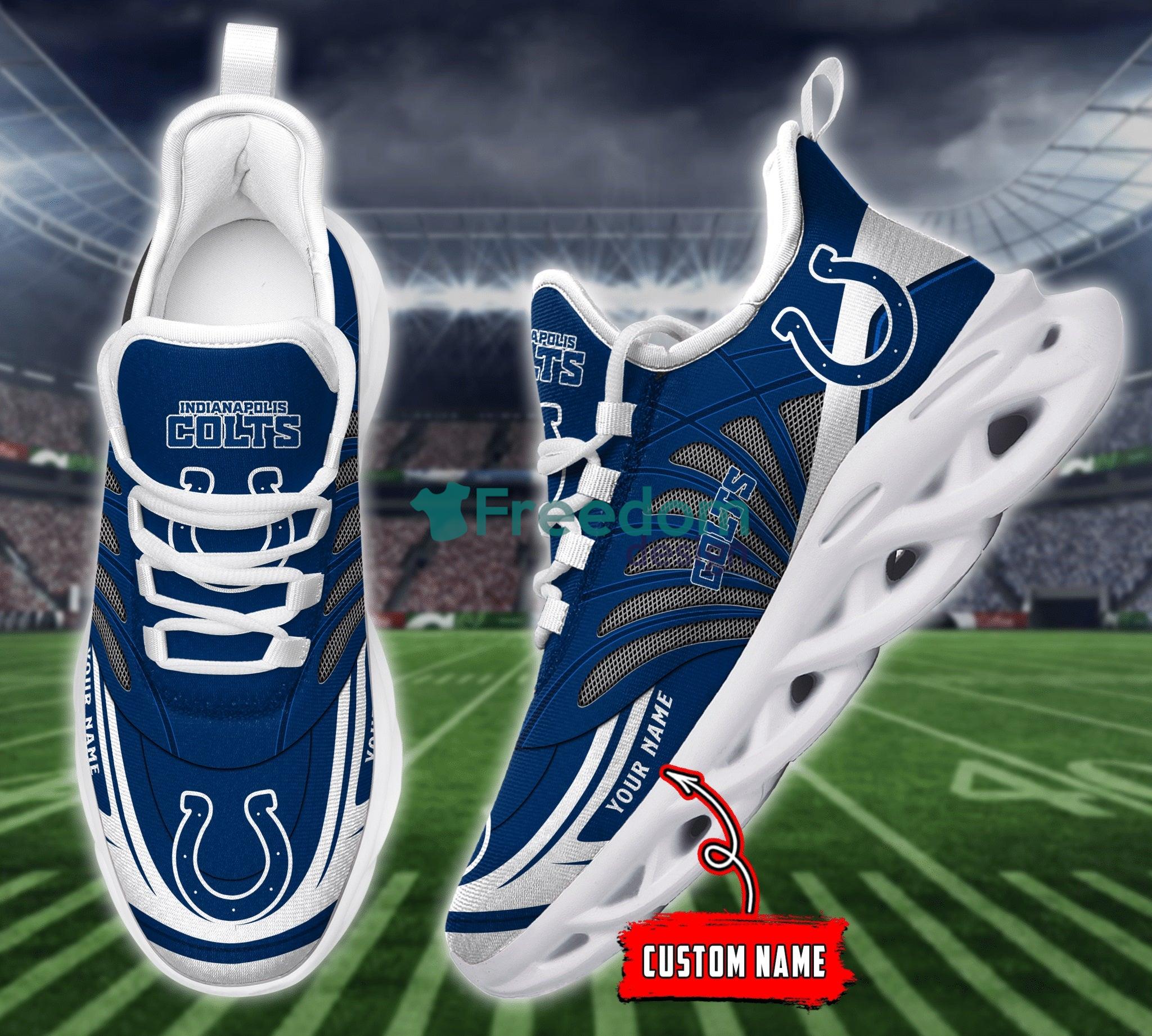 Indianapolis Colts Custome Name Max Soul Snesker Running Shoes Product Photo 1