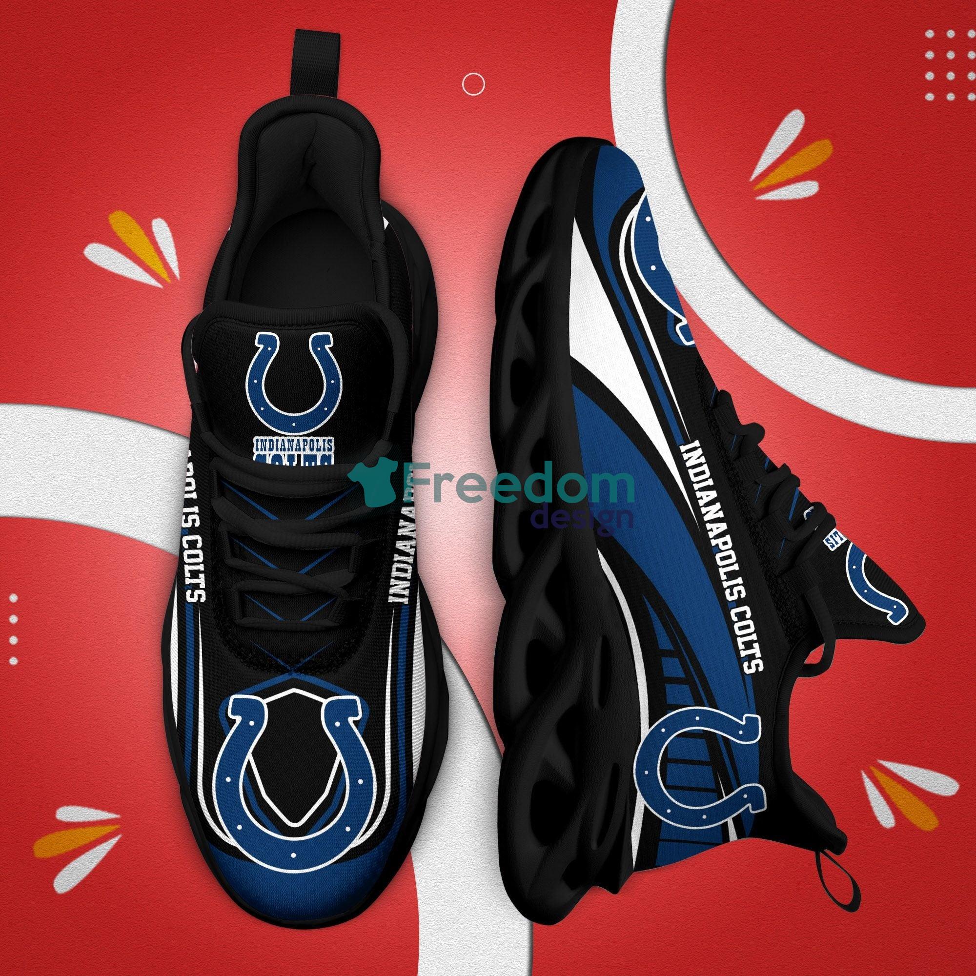 Indianapolis Colts Fans Sport Max Soul Snesker Running Shoes Product Photo 2