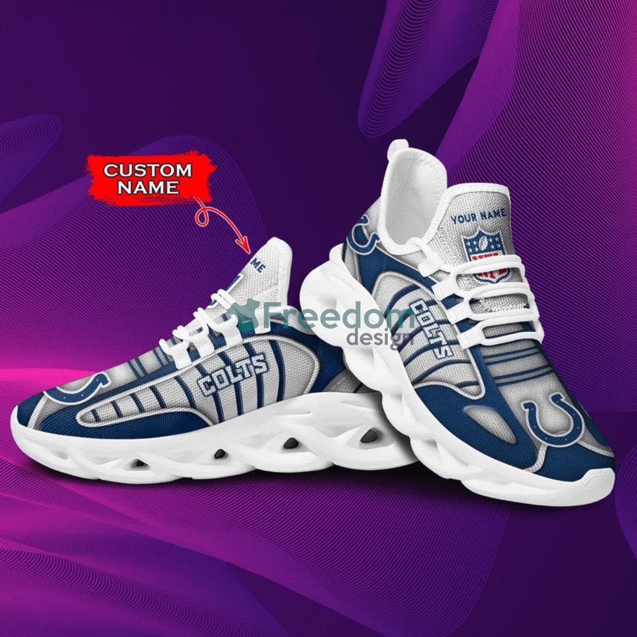 Indianapolis Colts Personalized Name Fans Air Max Soul Snesker Running Shoes Product Photo 2