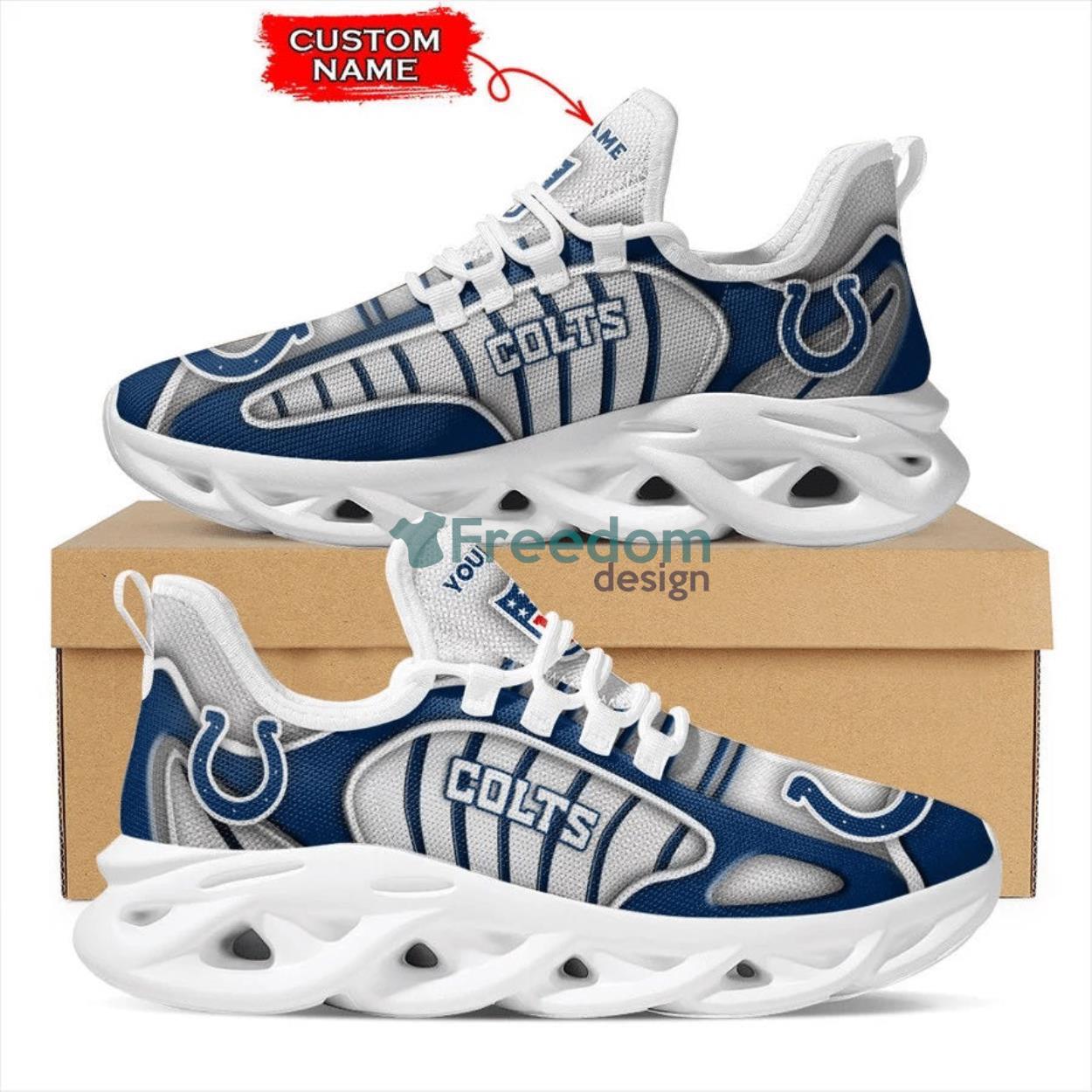 Indianapolis Colts Personalized Name Fans Air Max Soul Snesker Running Shoes Product Photo 1