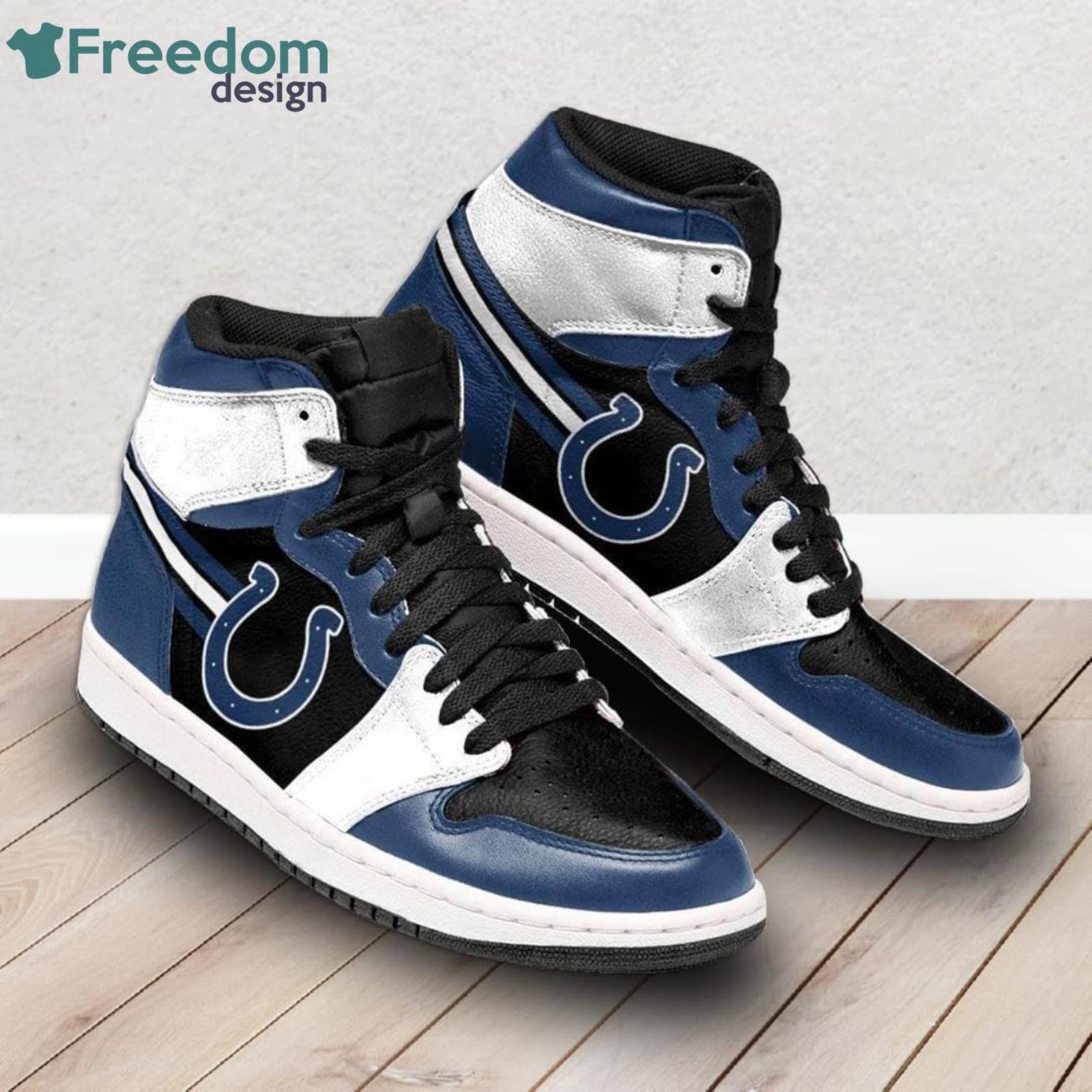 Indianapolis Colts Sneakers Shoes For Fans - Freedomdesign