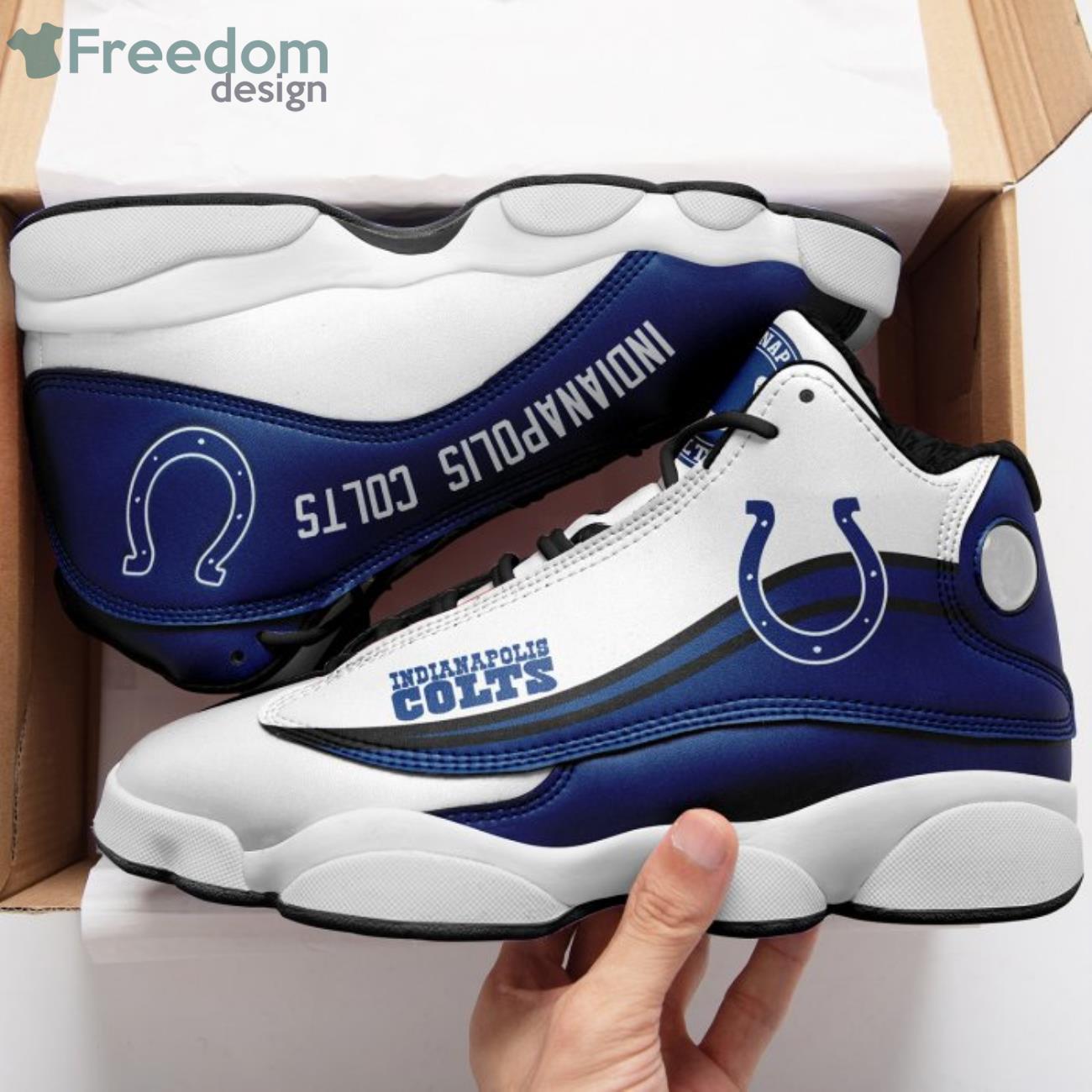 Indianapolis Colts Air Jordan 13 Sneaker Shoes