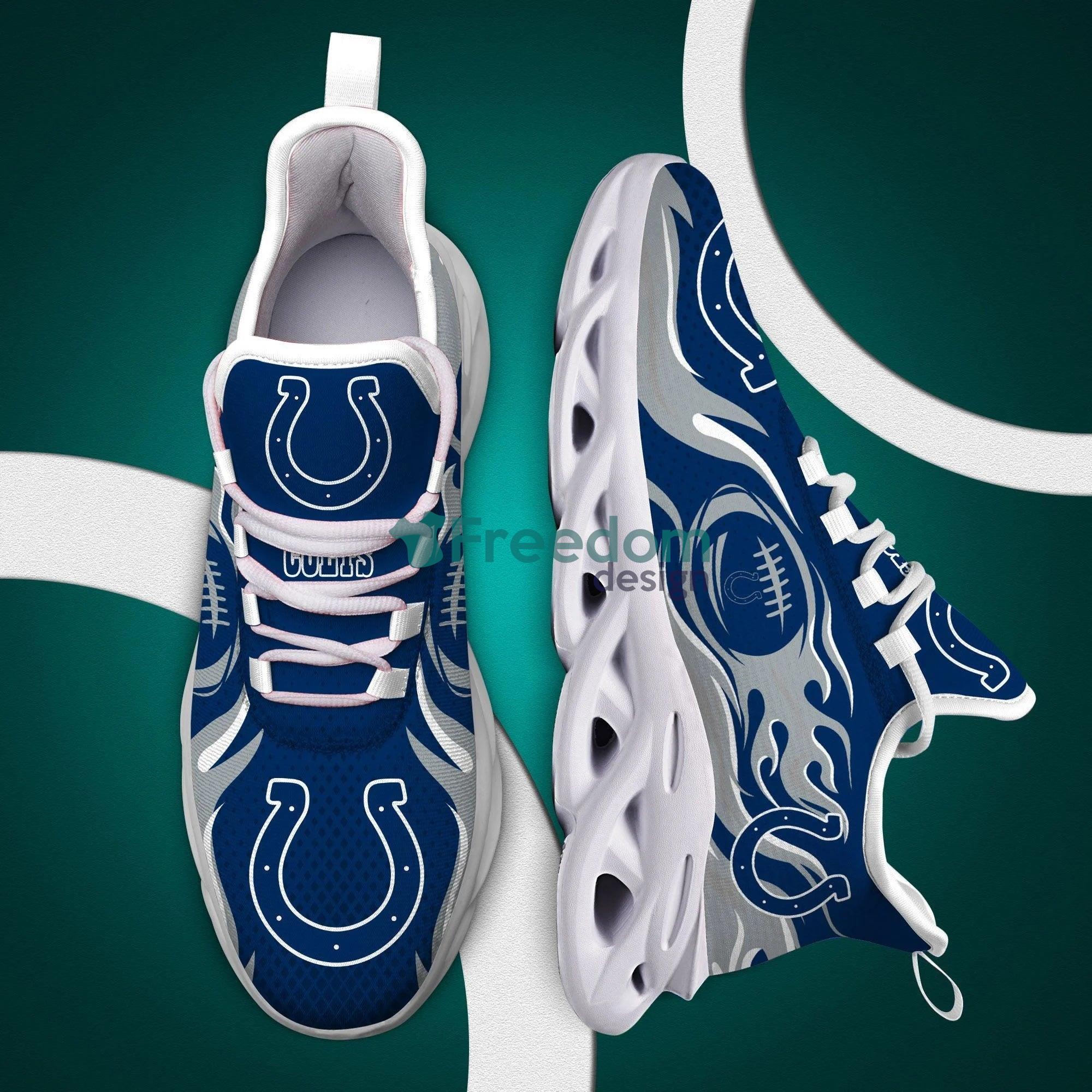 Indianapolis Colts Sport Fans Max Soul Snesker Running Shoes Product Photo 2