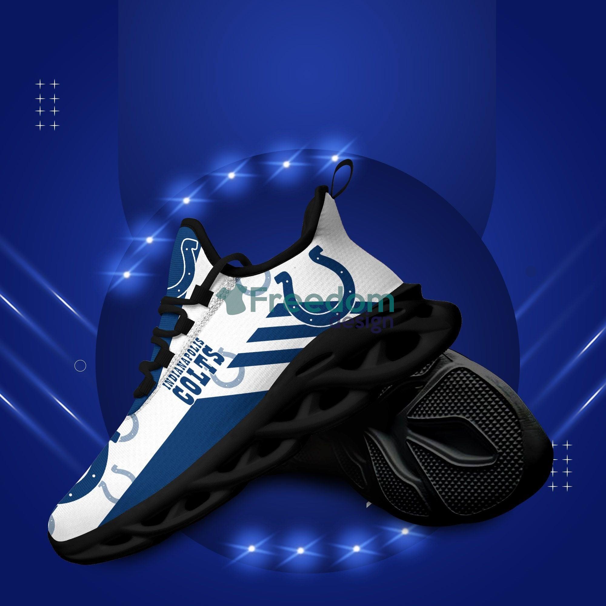 Indianapolis Colts Striped Cool Max Soul Snesker Running Shoes Product Photo 1